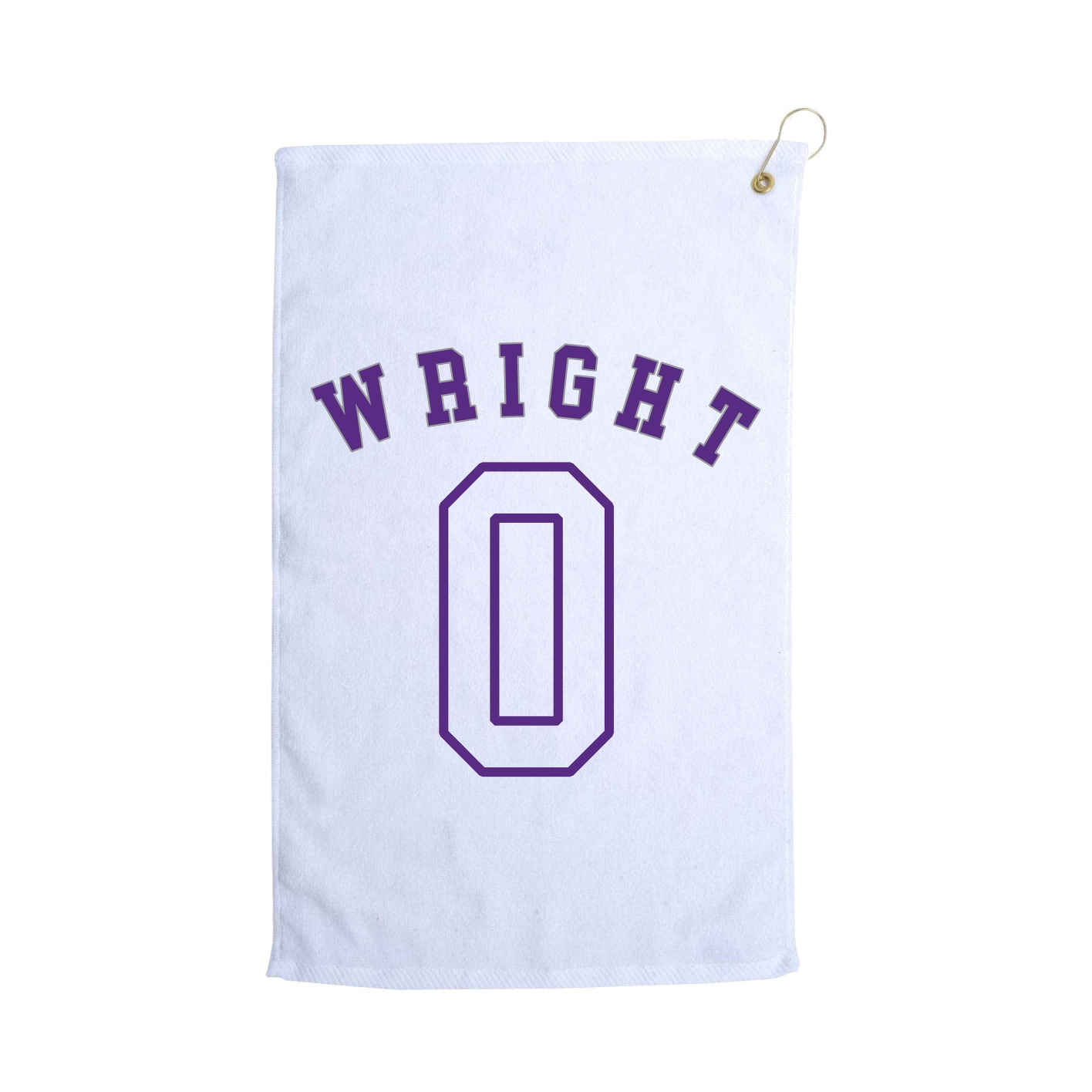 Golf Towel — Shirsey Arch in White