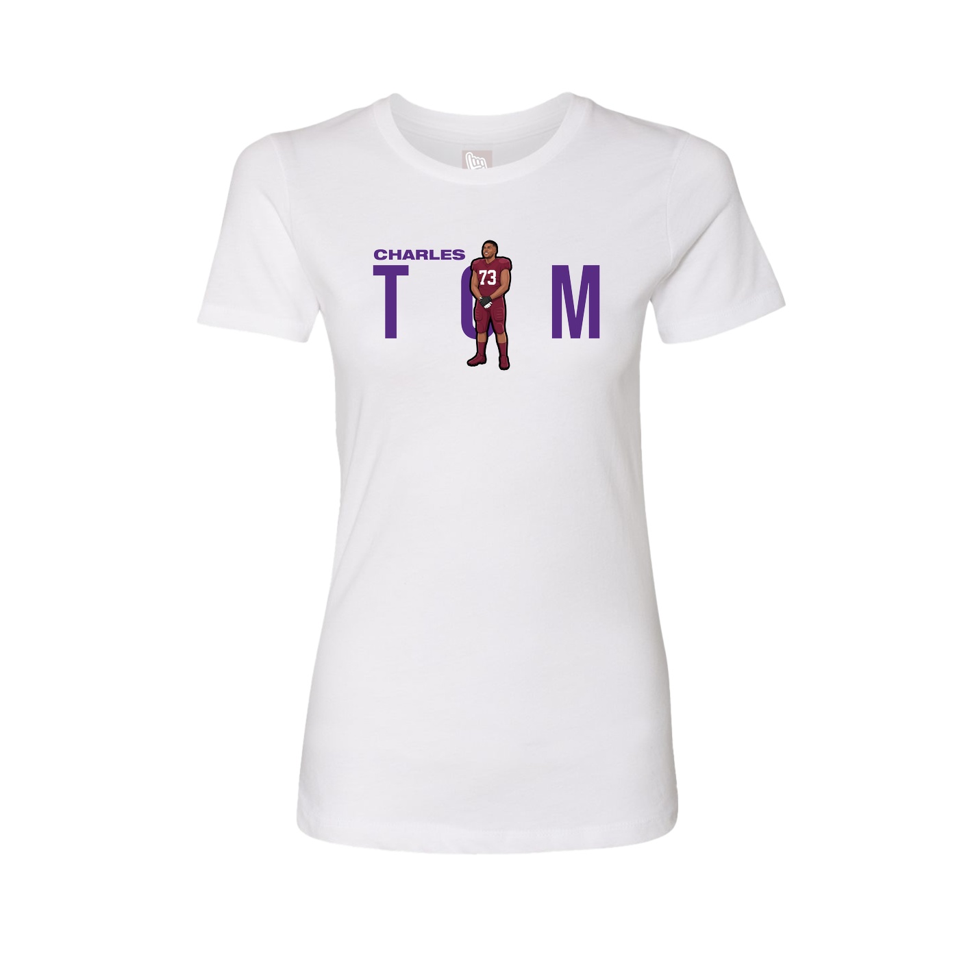 Womens Tee — Player Name in White