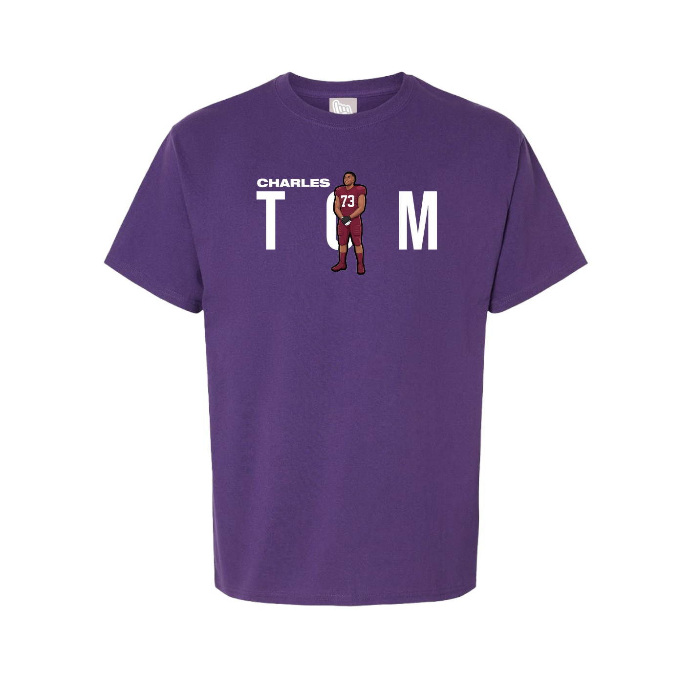 Youth Tee — Player Name in Purple