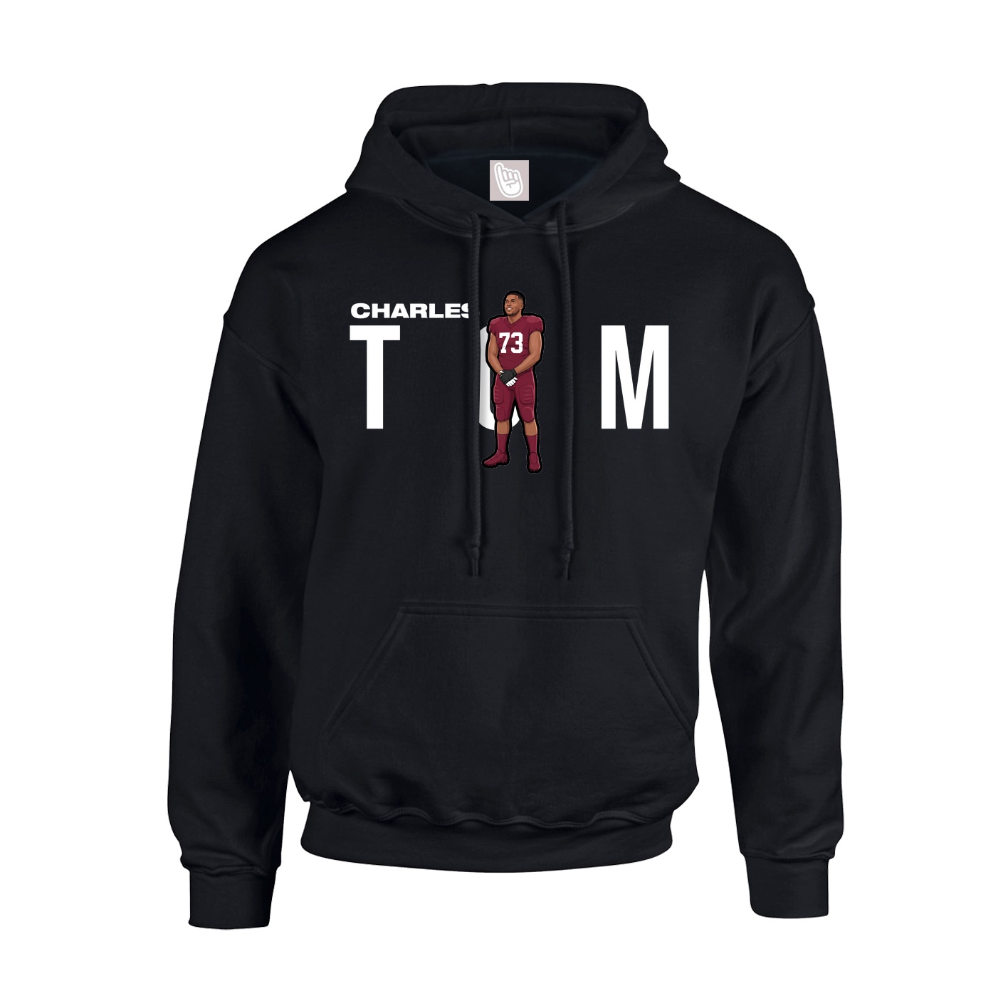 Hoodie — Player Name in Black