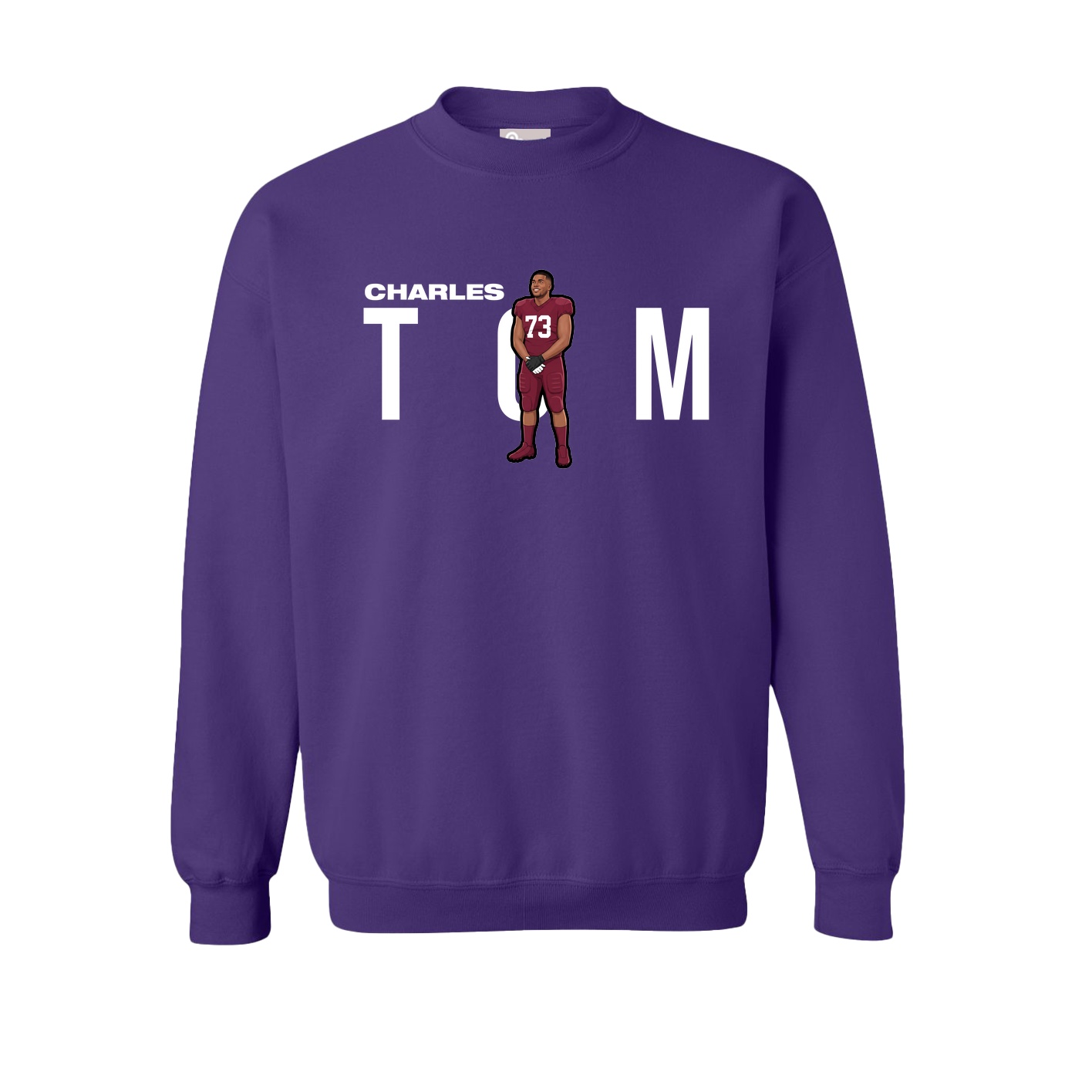 Fleece Crew — Player Name in Purple