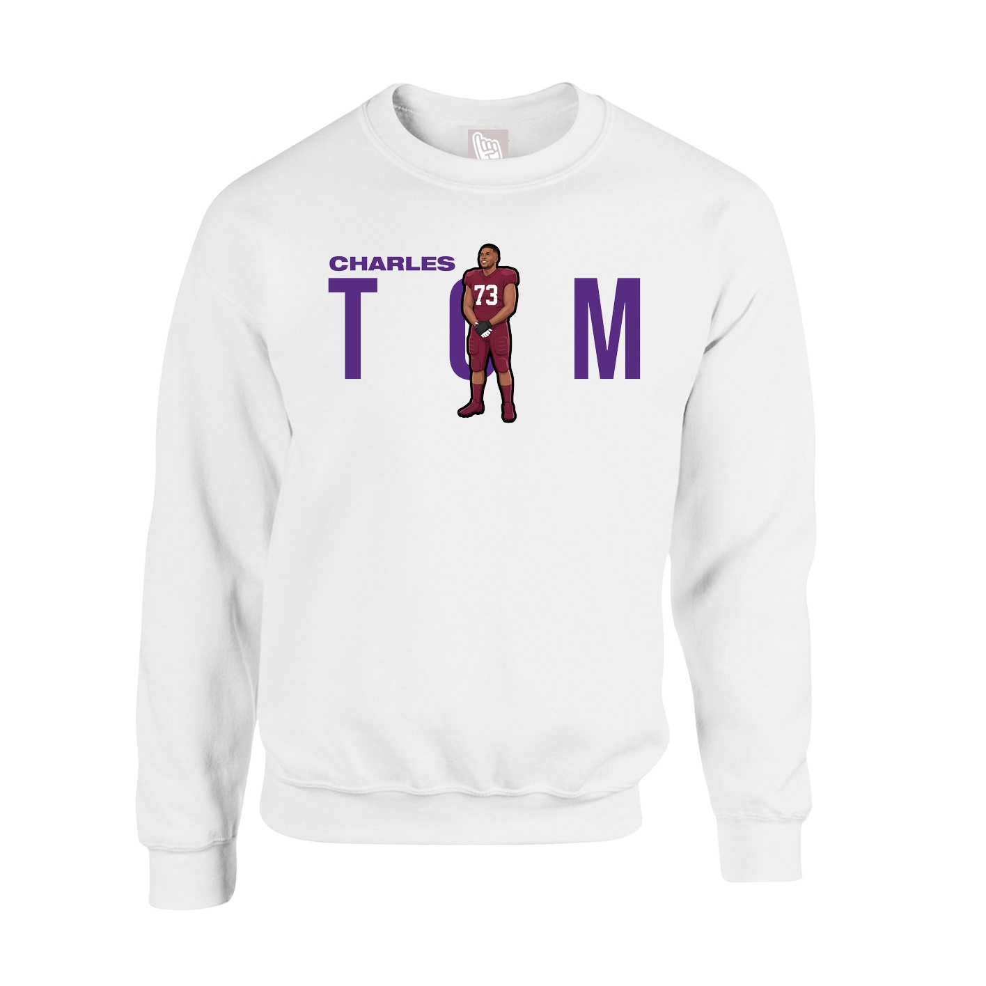 Fleece Crew — Player Name in White