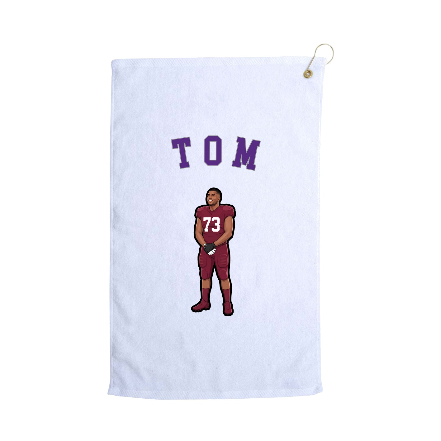 Golf Towel — Shirsey Arch in White