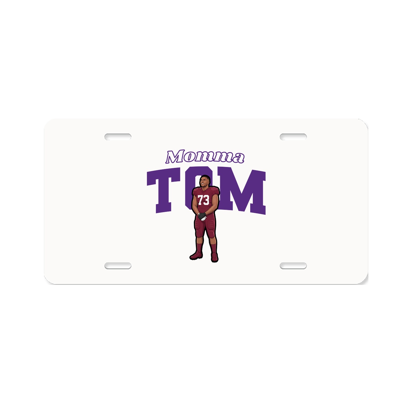 License Plate — Mothers Day Block in Classic