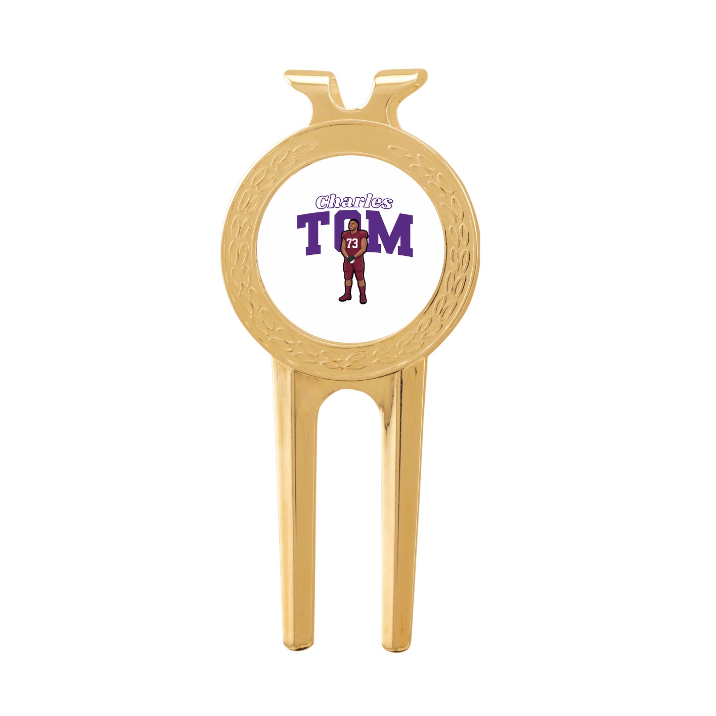 Divot Tool with Ball Marker — Name Arch in Classic