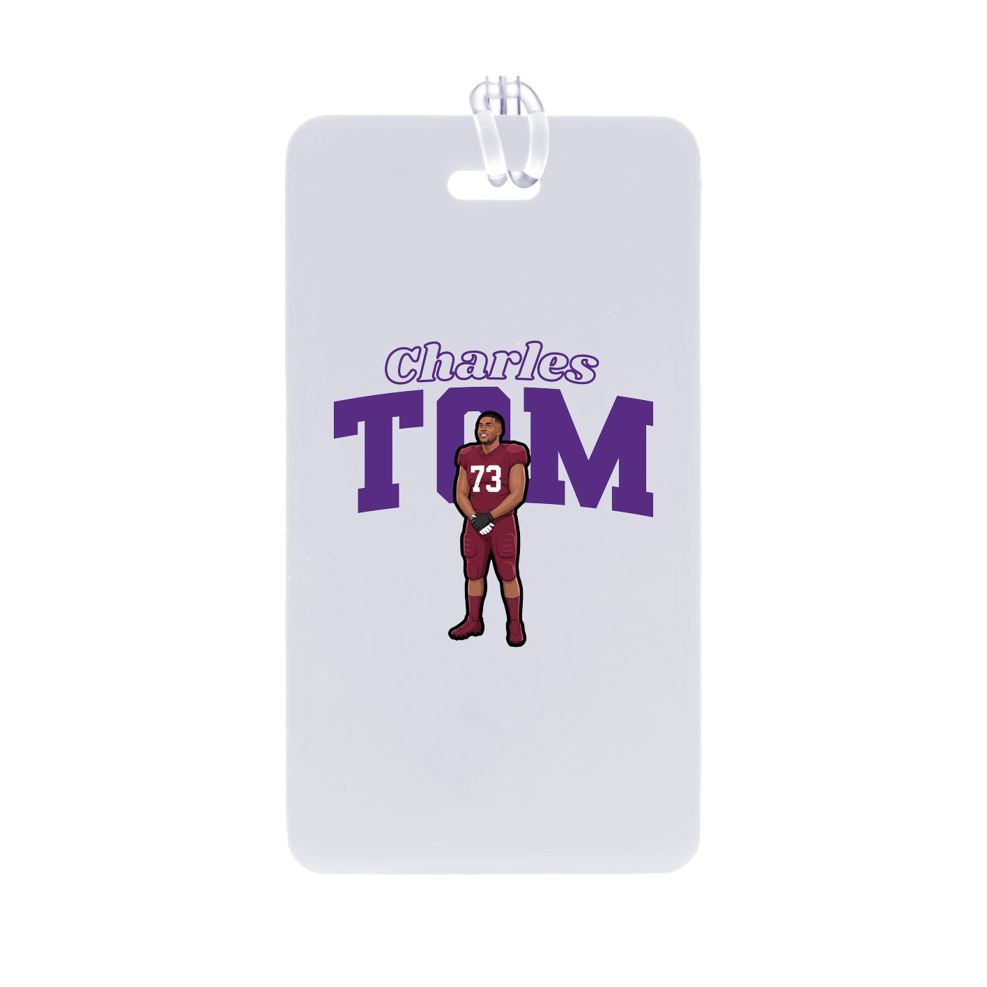 Bag Tag — Name Arch in Classic