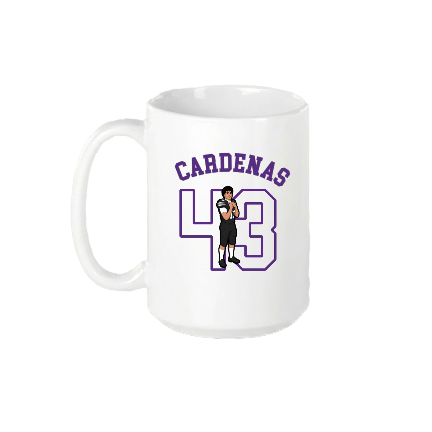 15oz Coffee Mug — Shirsey Arch in White
