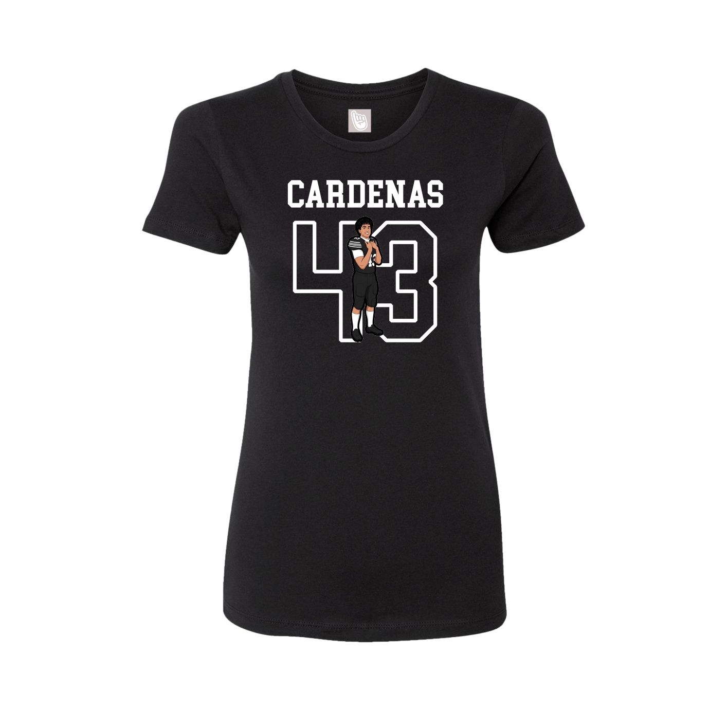 Fitted Women's Tee — Shirsey in Black