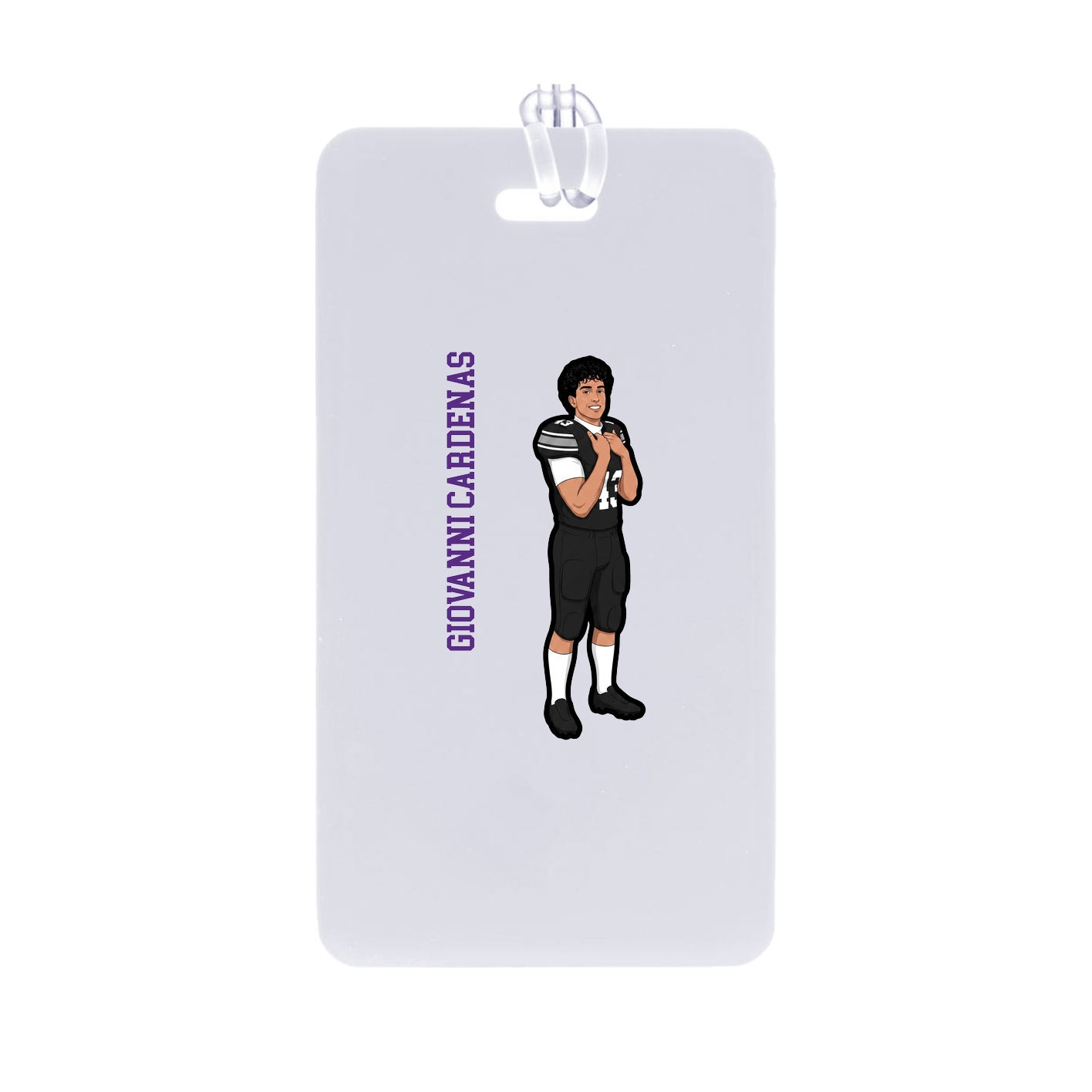 Bag Tag — Name Vertical in Classic