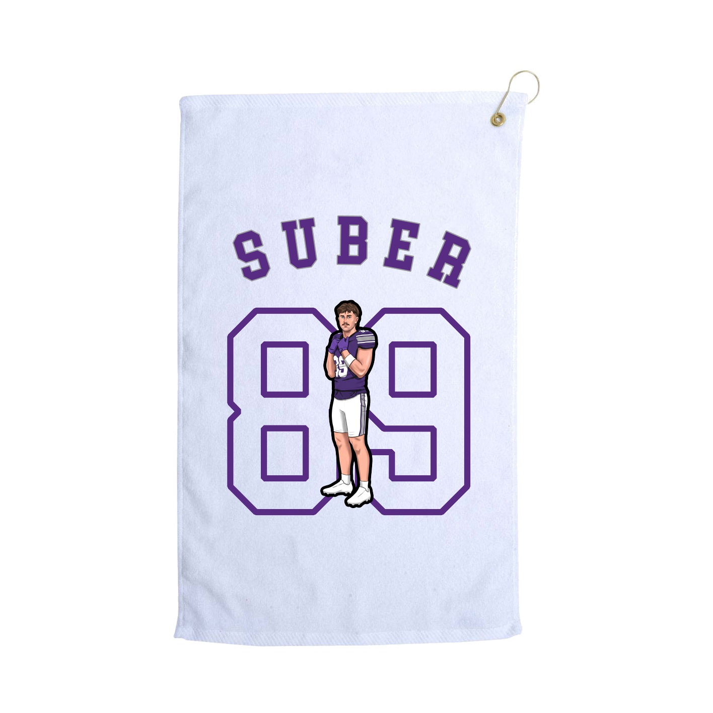 Golf Towel — Shirsey Arch in White