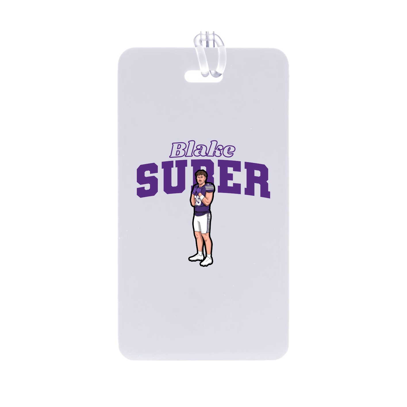 Bag Tag — Name Arch in Classic