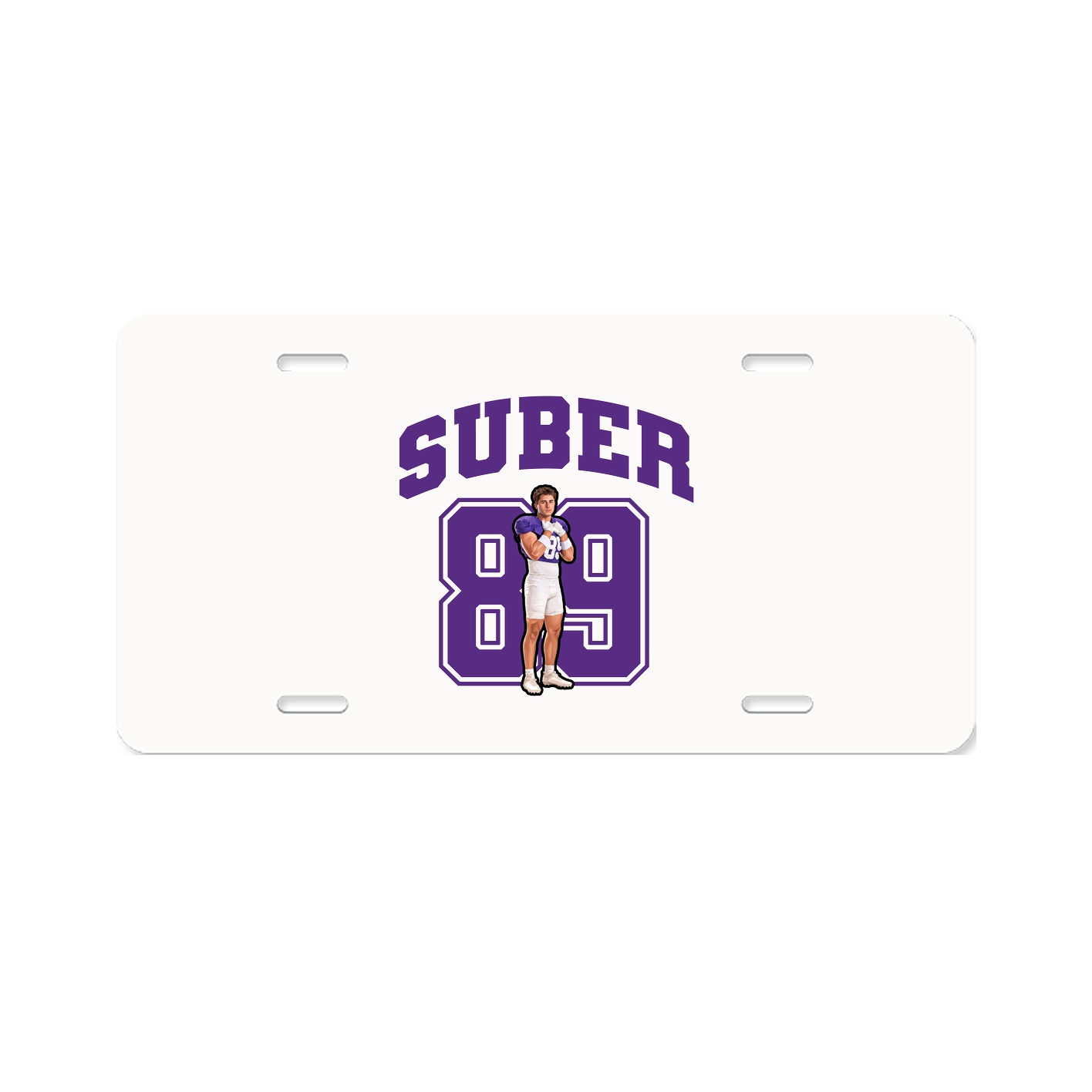 License Plate — Number in Classic