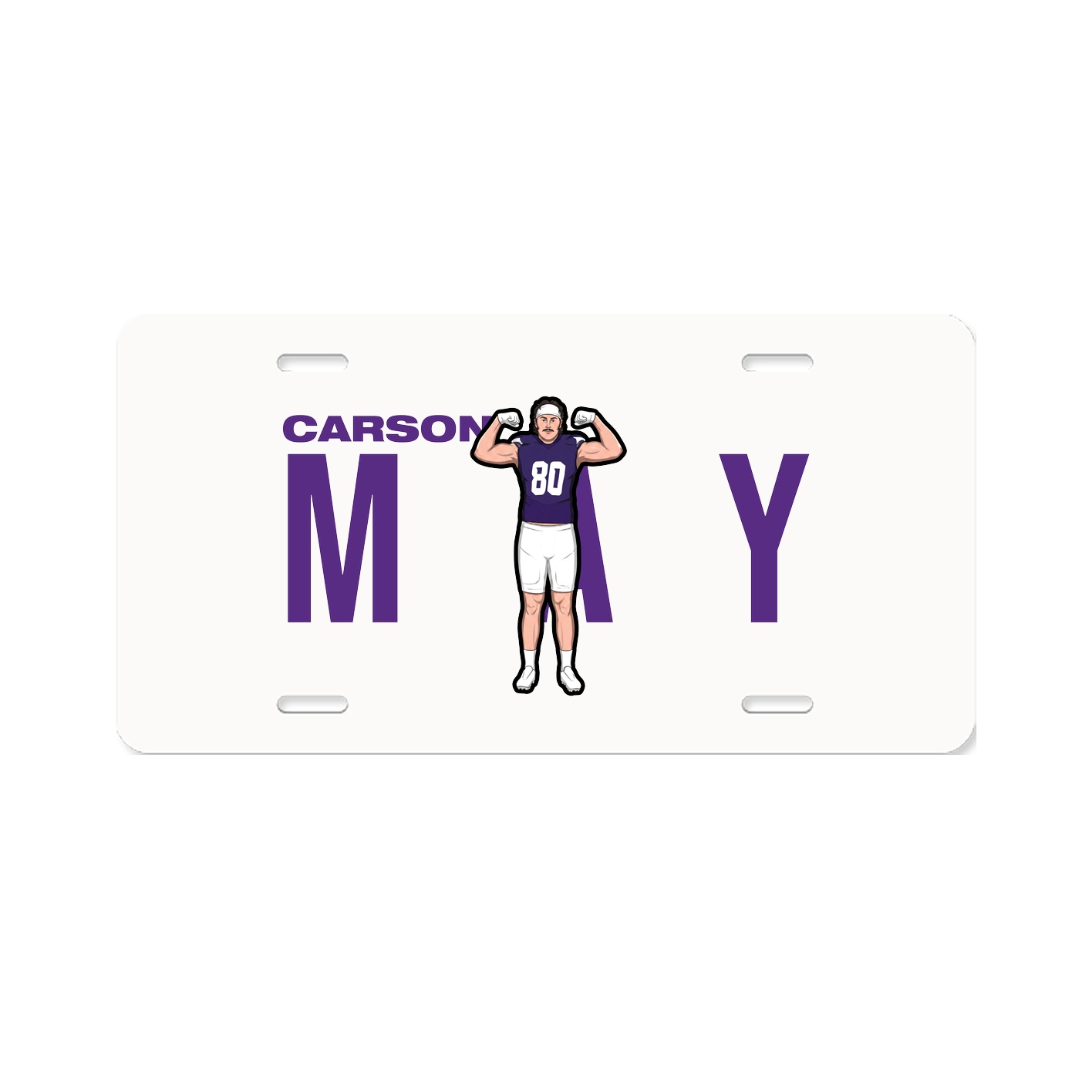 License Plate — Player Name in Classic