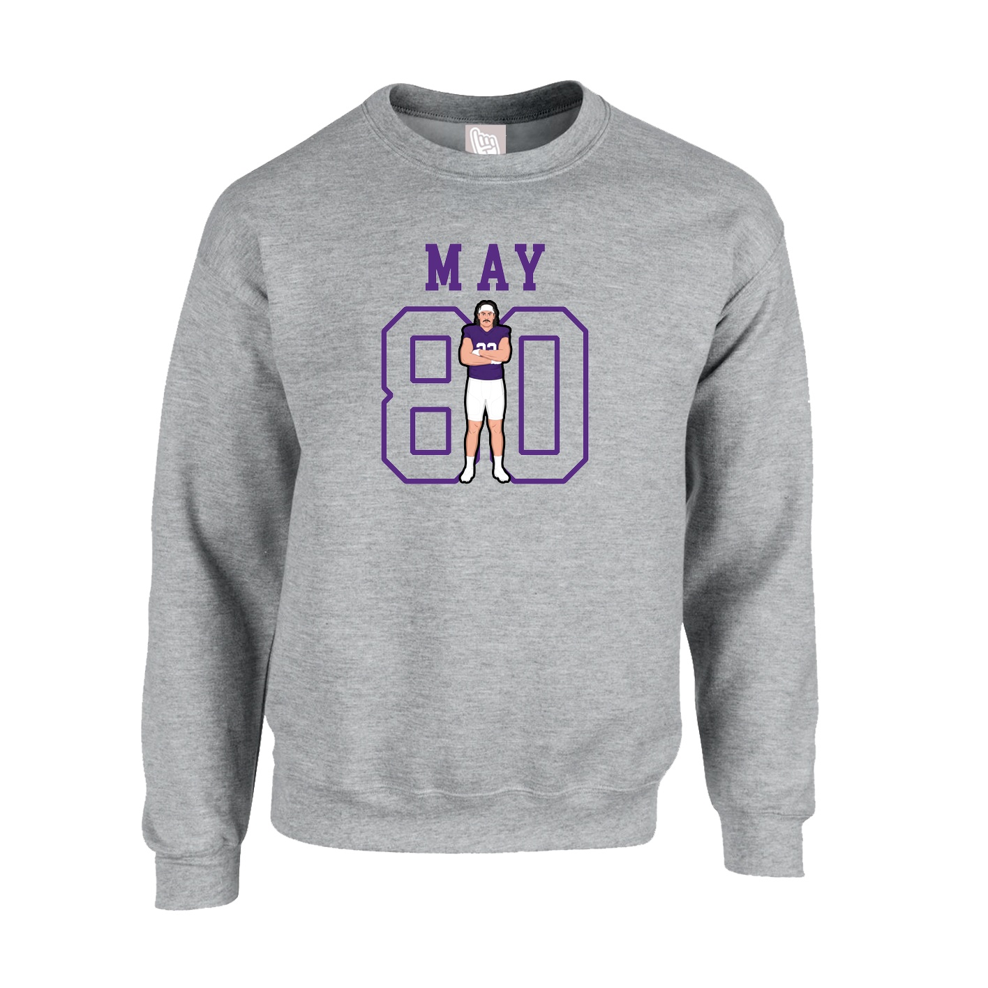 Fleece Crew — Shirsey in Grey