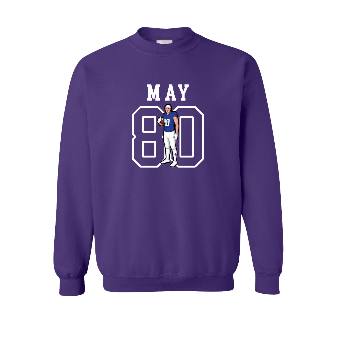 Fleece Crew — Shirsey in Purple