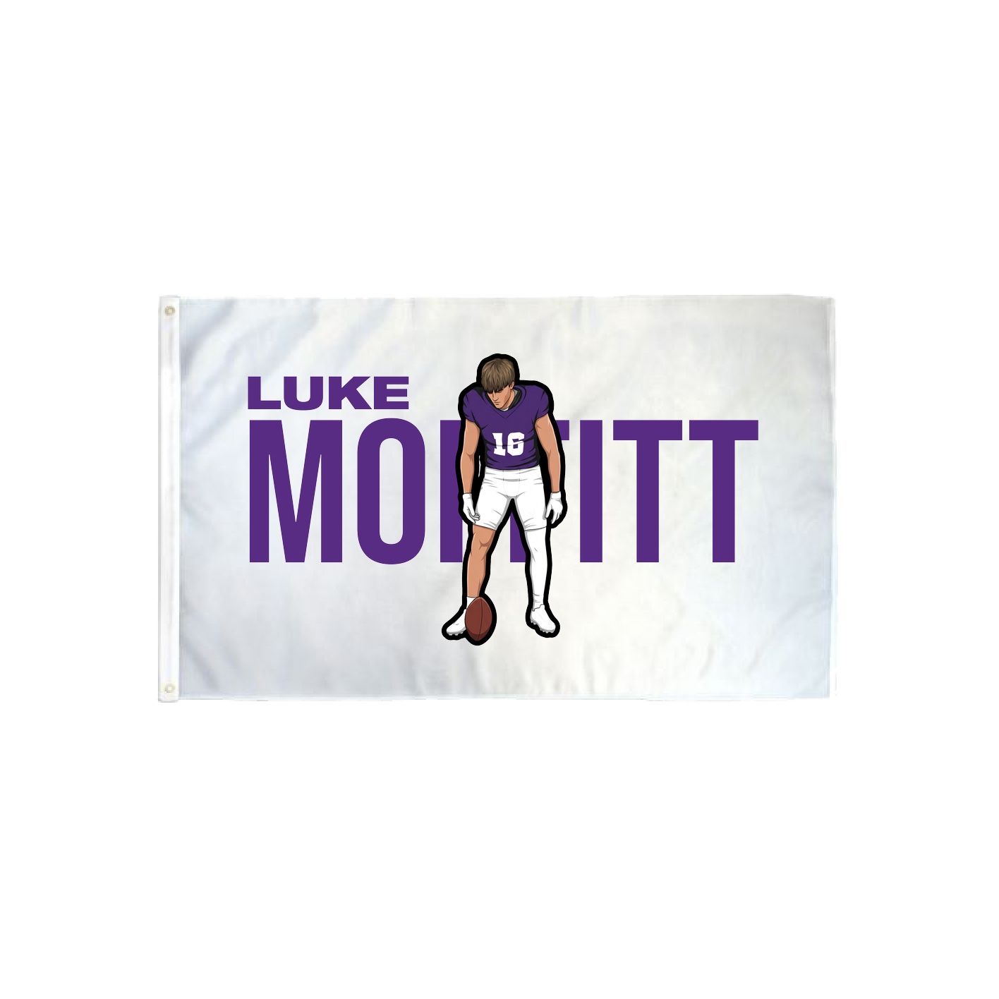 3x5 Flag — Player Name in Classic
