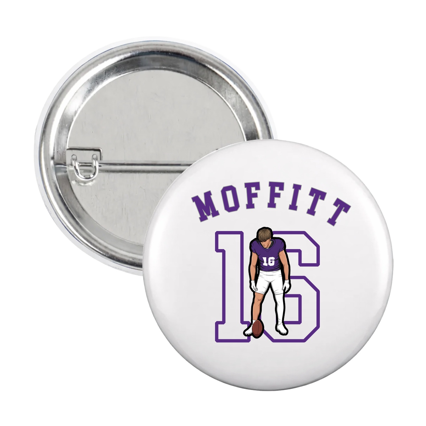 Game Day Button — Shirsey Arch in White