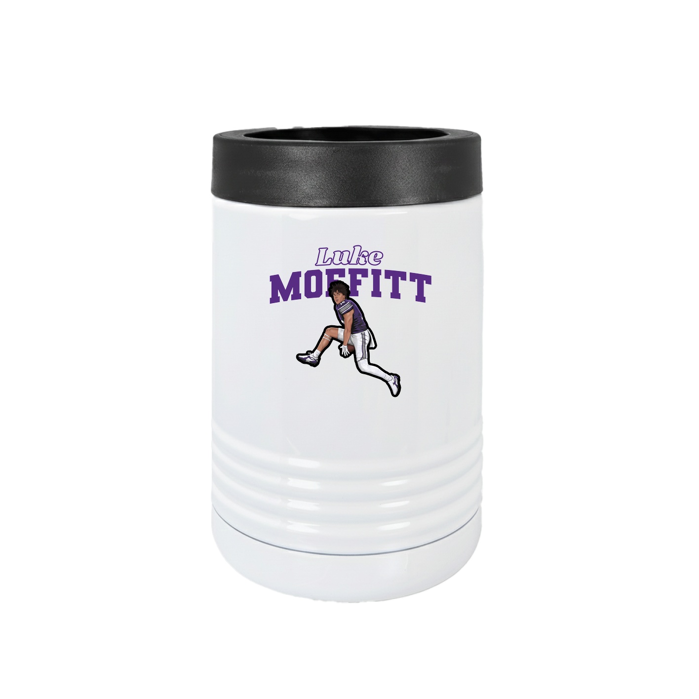 Beverage Holder — Name Arch in White