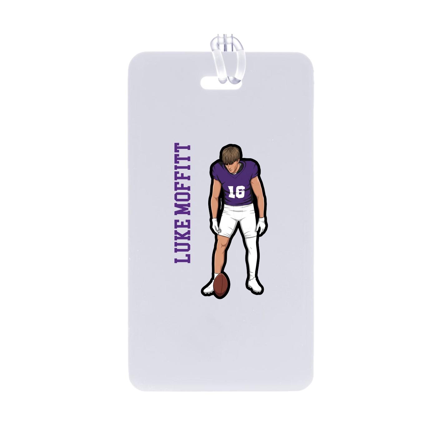 Bag Tag — Name Vertical in Classic