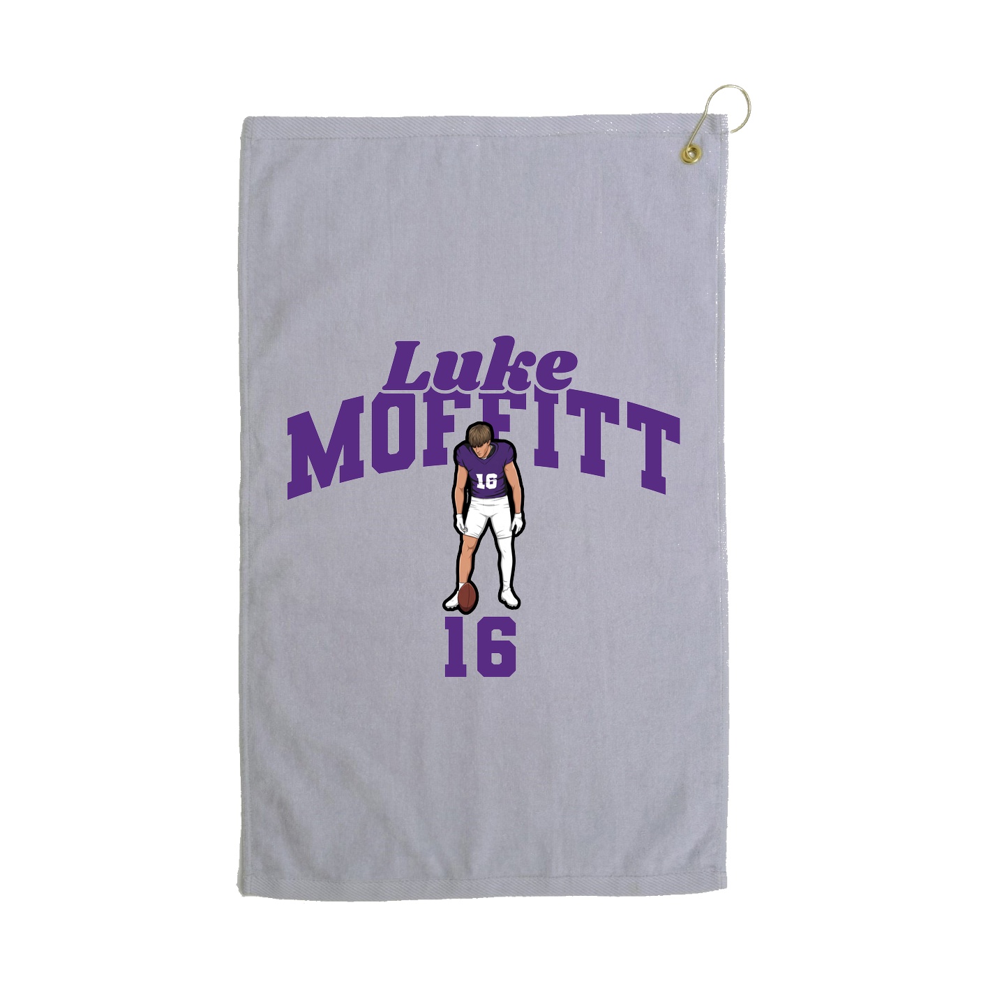 Golf Towel — Signature Arch in Grey