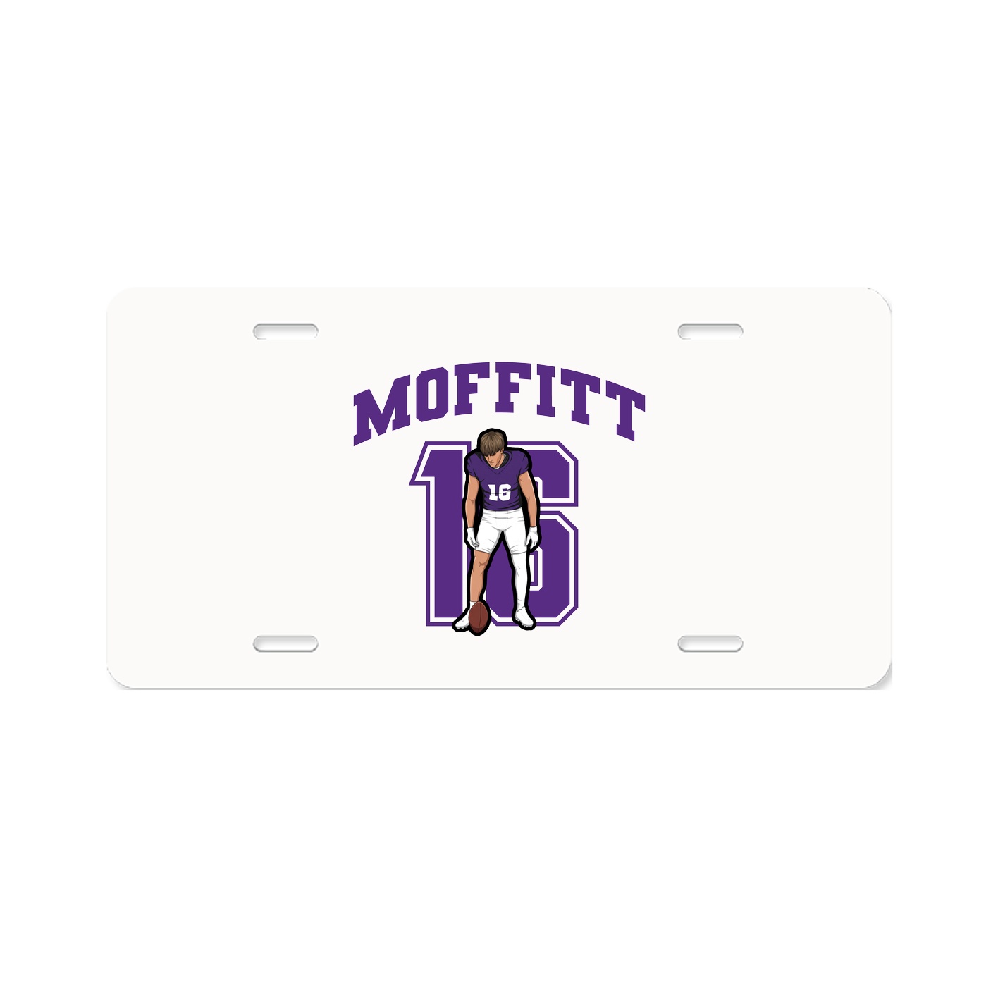 License Plate — Number in Classic