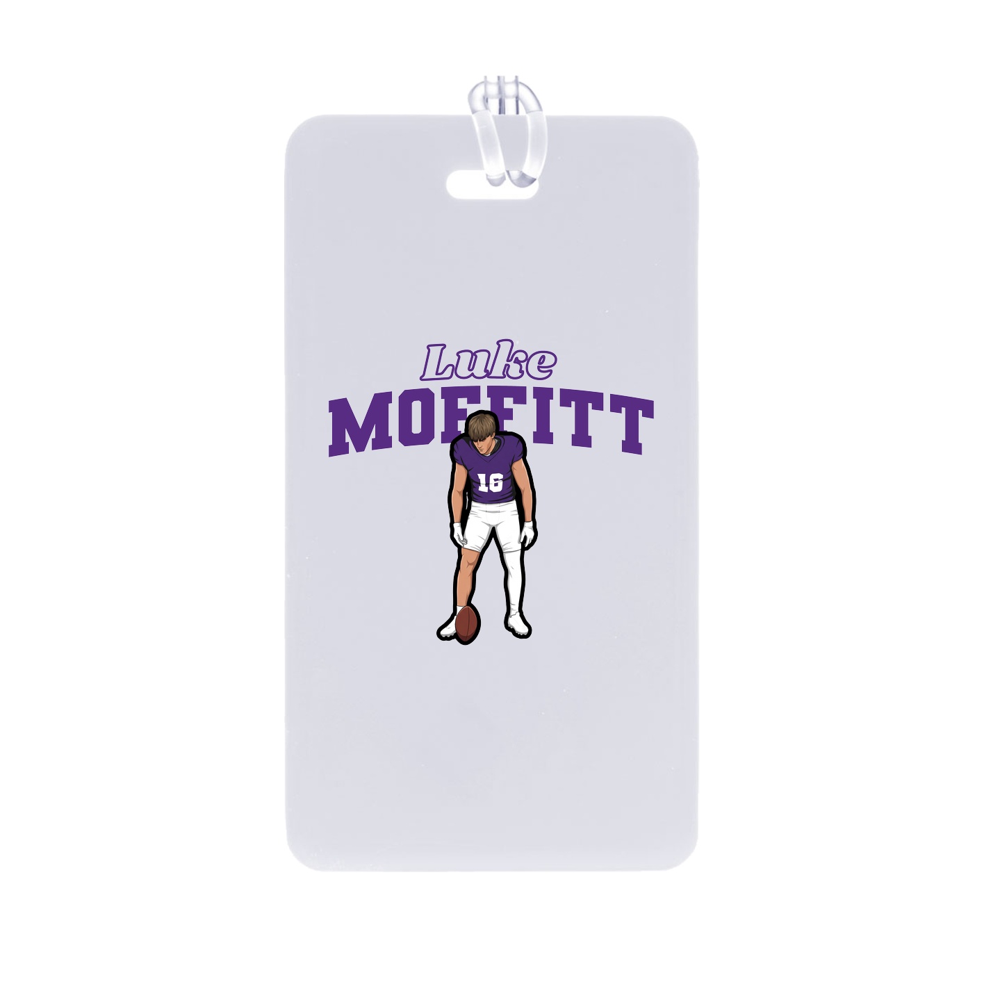 Bag Tag — Name Arch in Classic