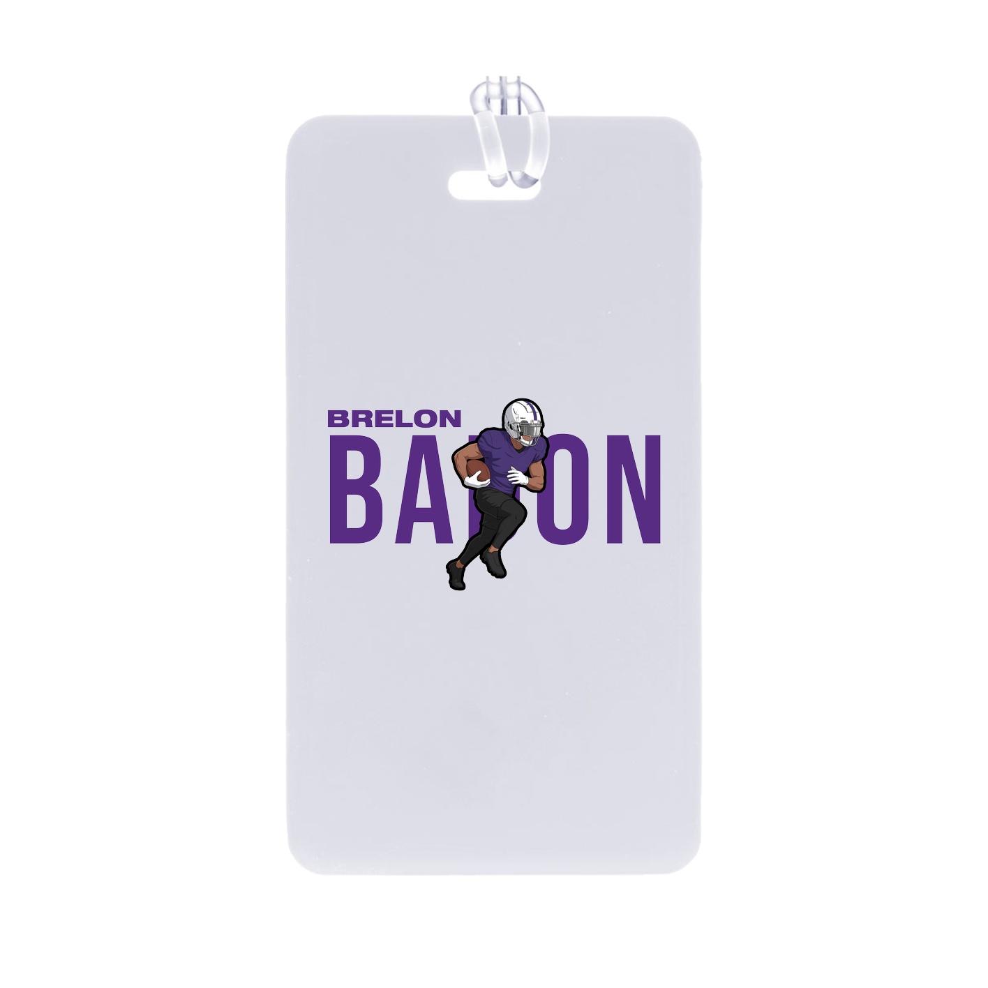 Bag Tag — Player Name in Classic