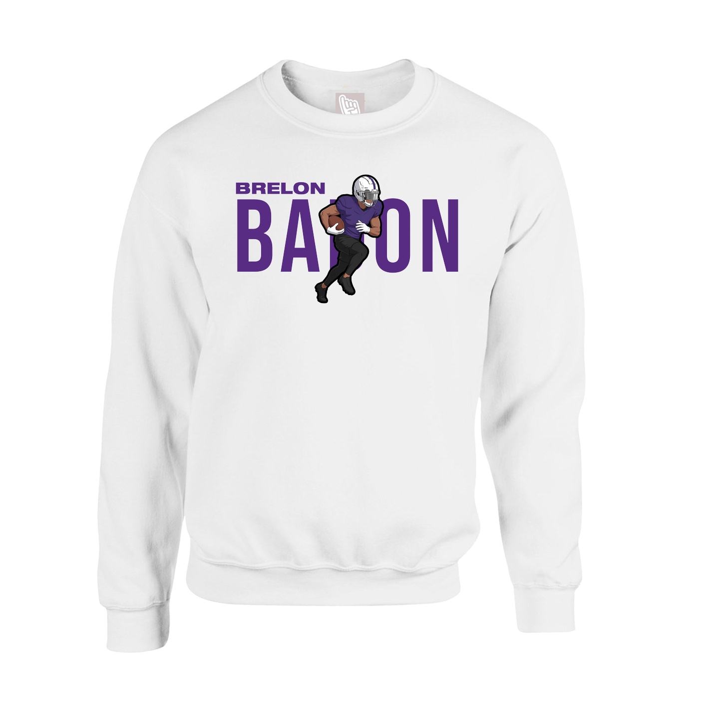 Fleece Crew — Player Name in White