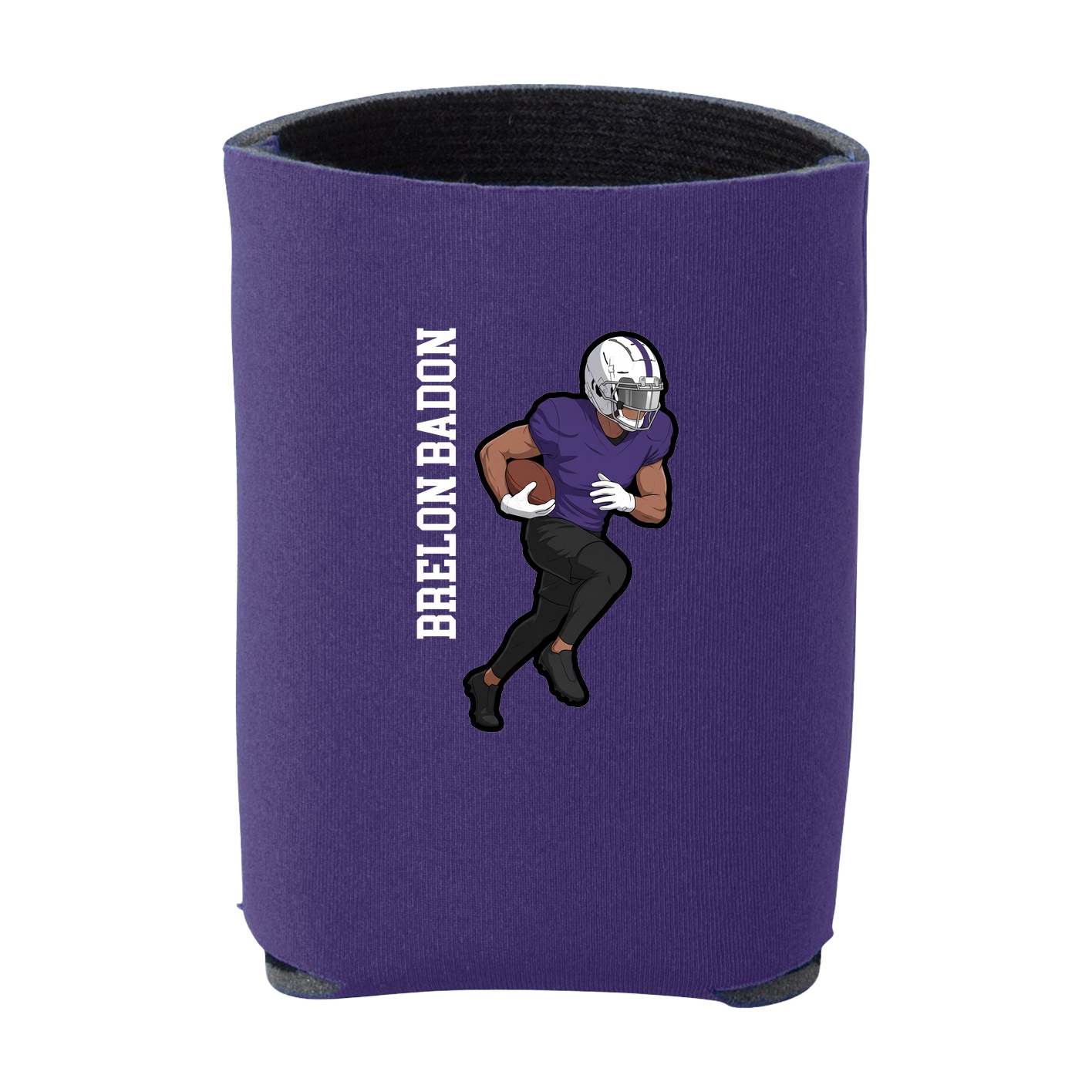 Can Holder — Name Vertical in Purple