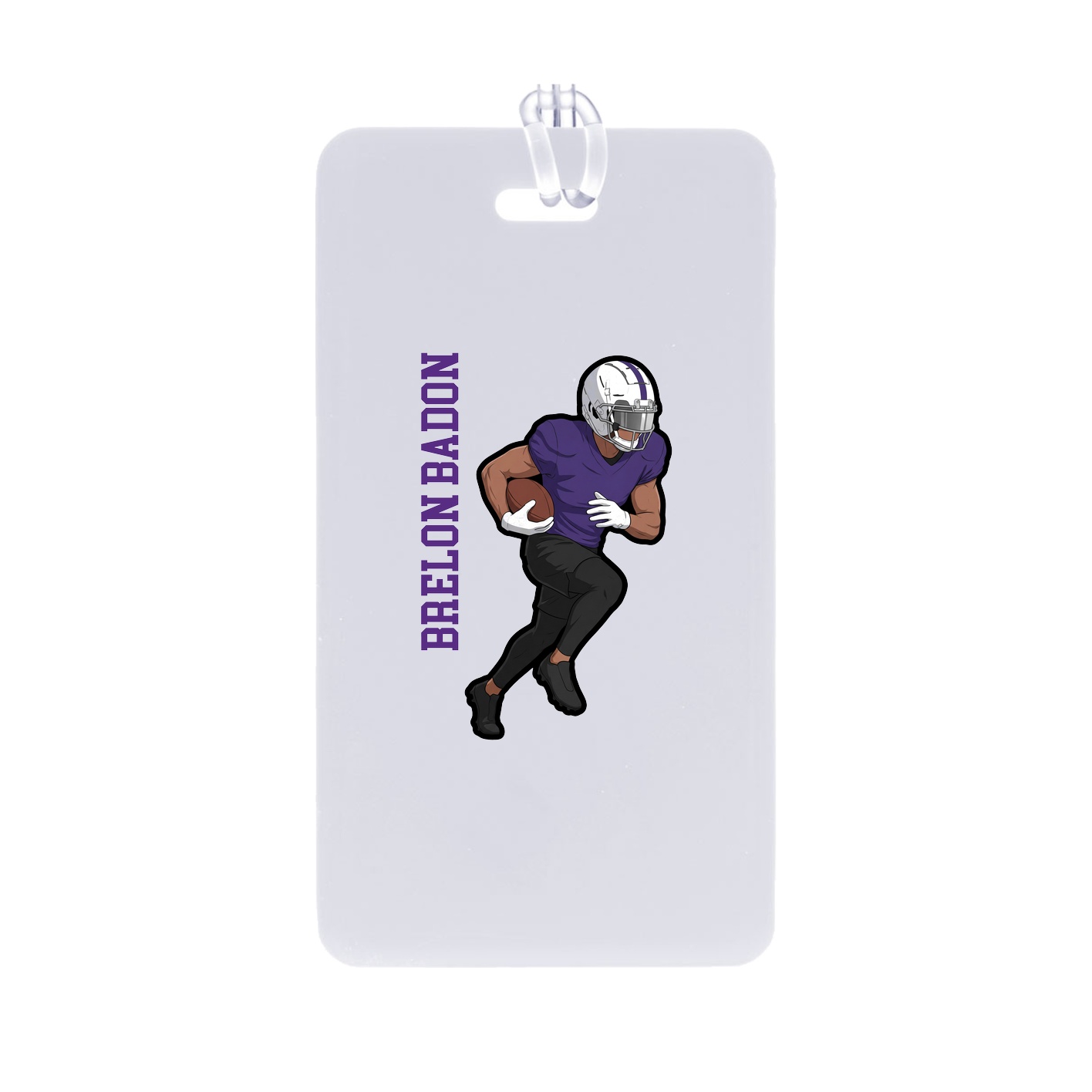 Bag Tag — Name Vertical in Classic