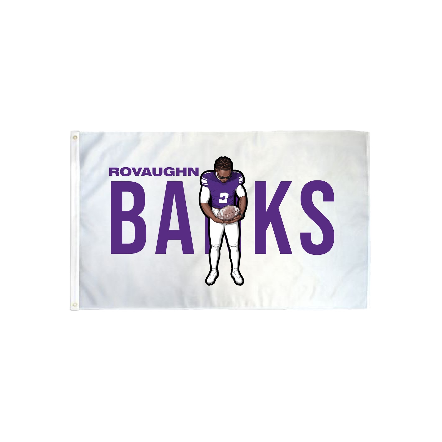 3x5 Flag — Player Name in Classic
