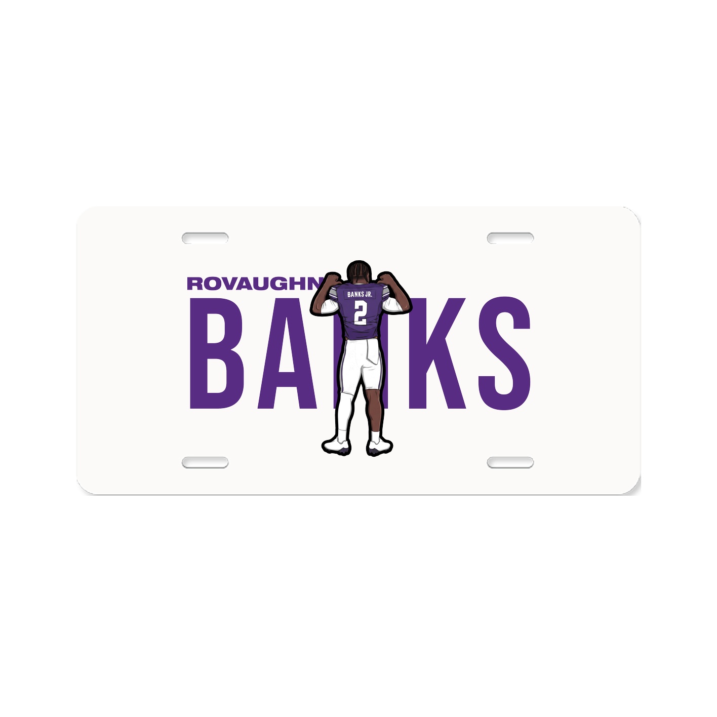 License Plate — Player Name in Classic