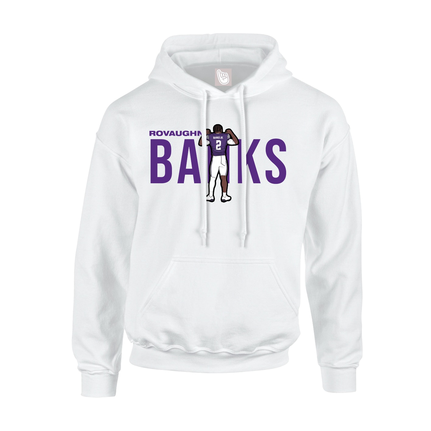 Hoodie — Player Name in White