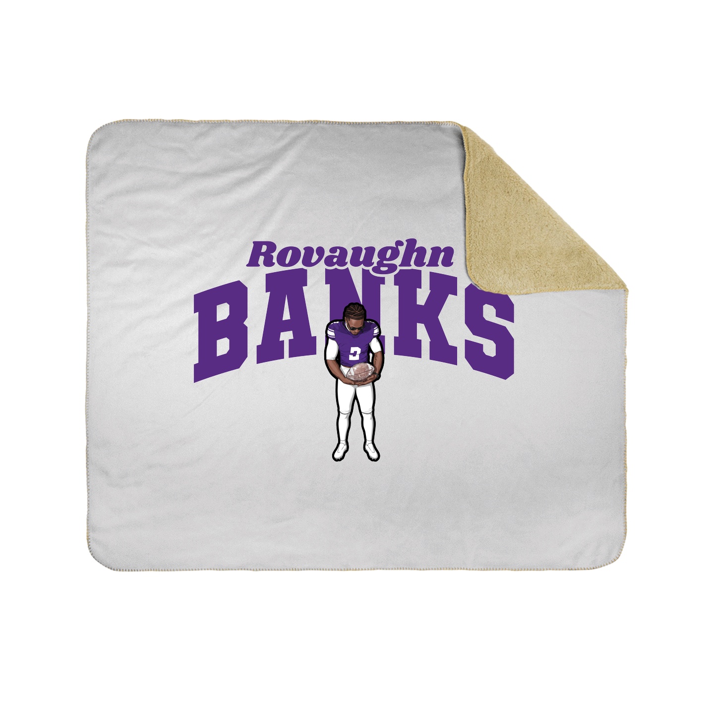 Throw Blanket — Signature Arch in White