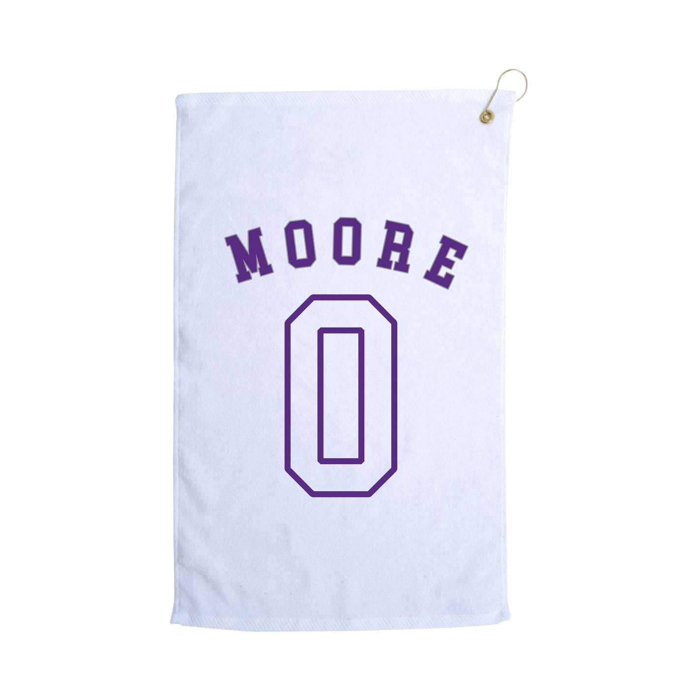 Golf Towel — Shirsey Arch in White