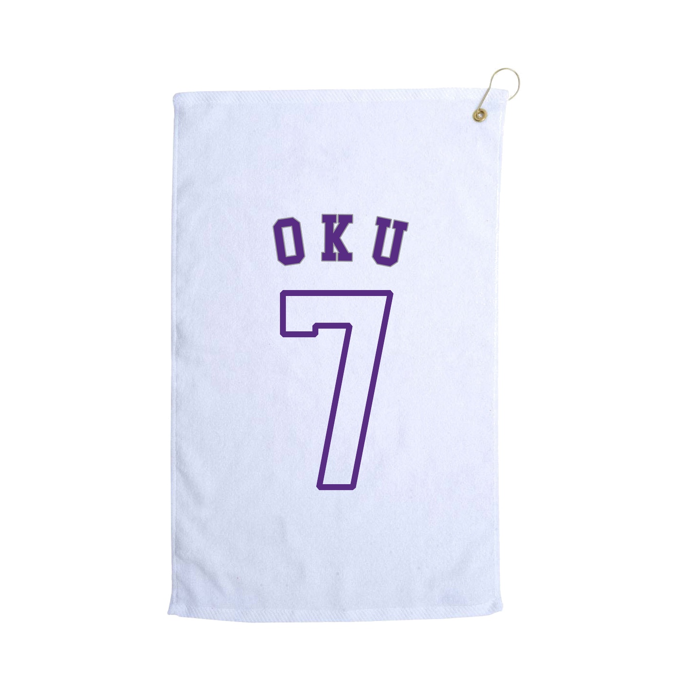 Golf Towel — Shirsey Arch in White