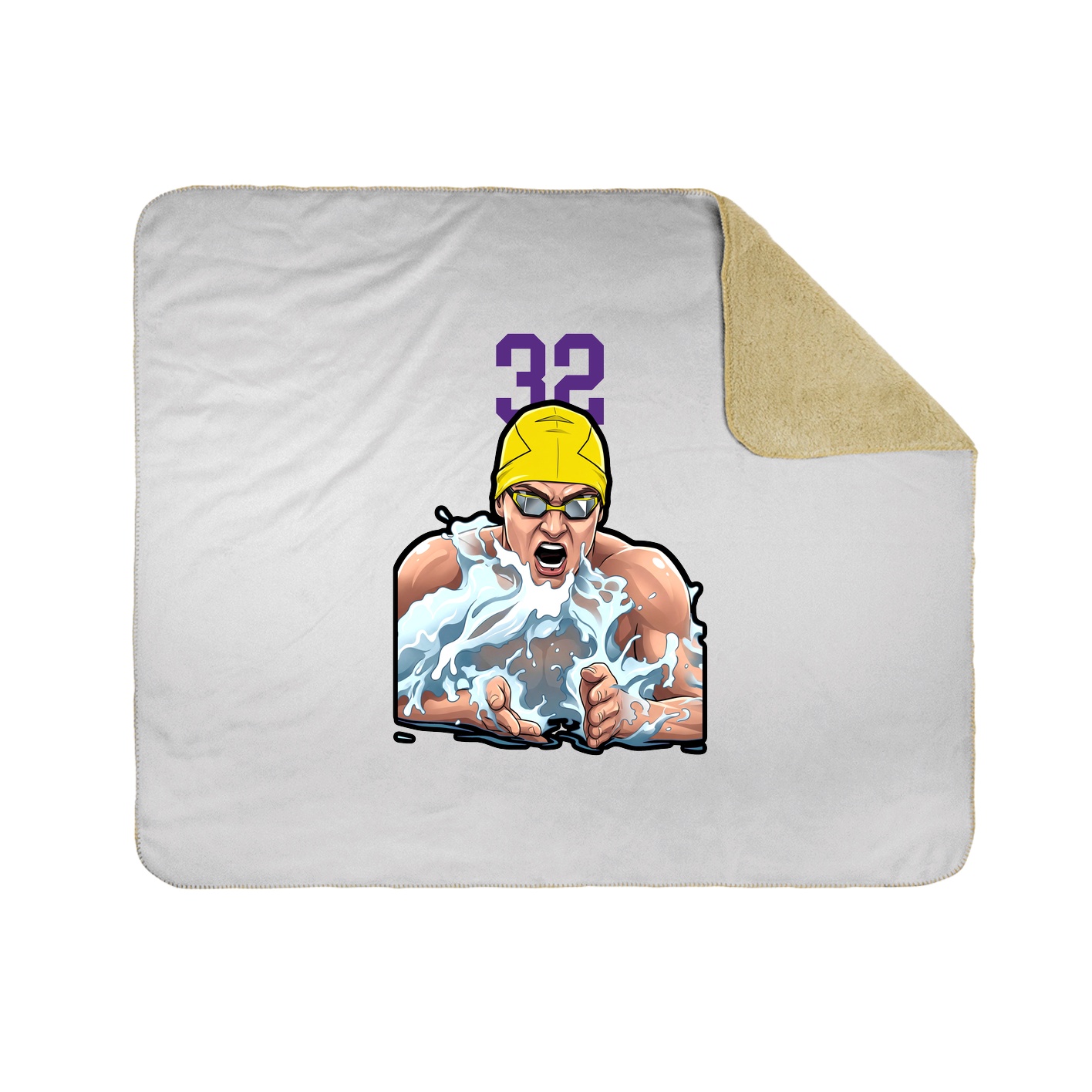 50x60 Sherpa Lined Throw Blanket