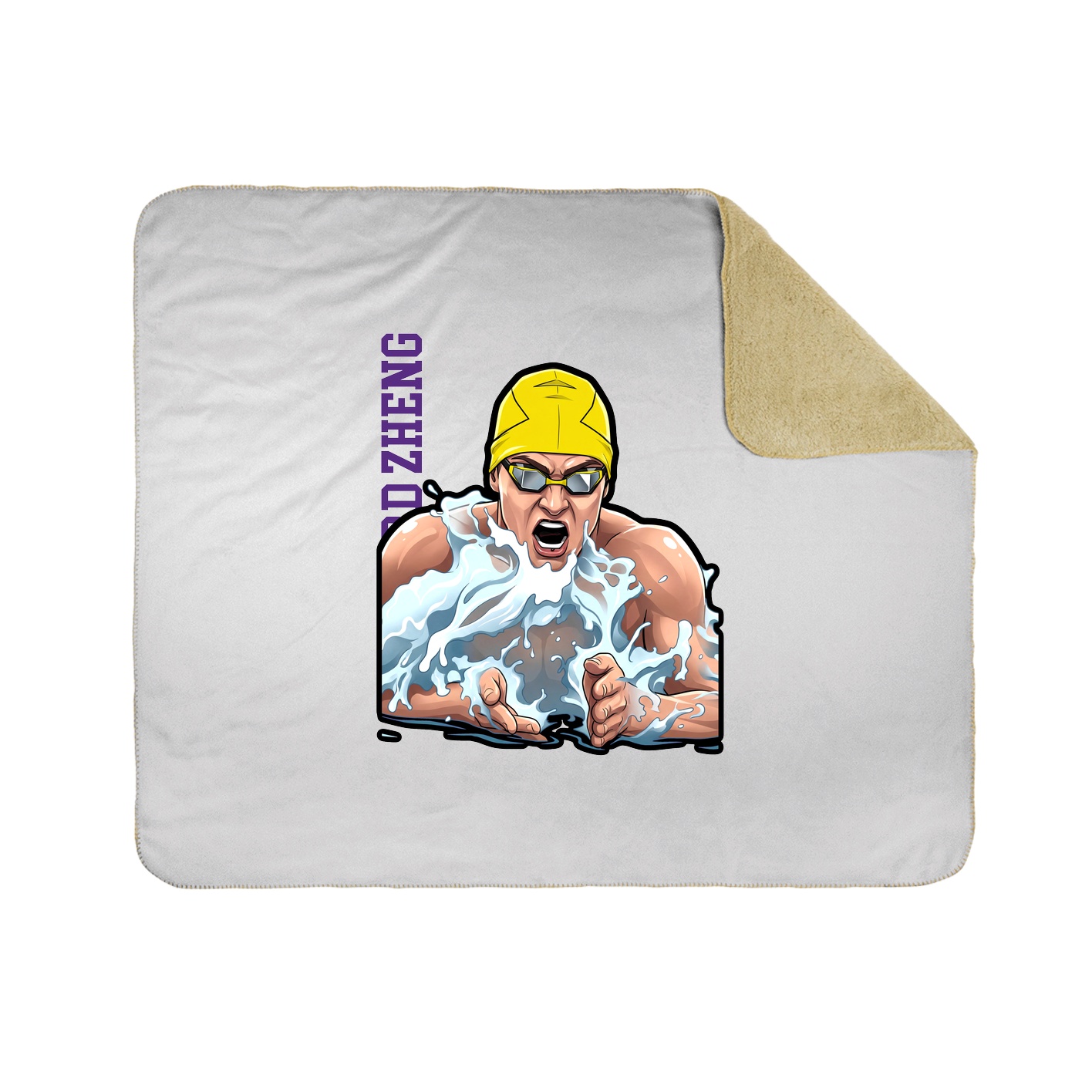 50x60 Sherpa Lined Throw Blanket