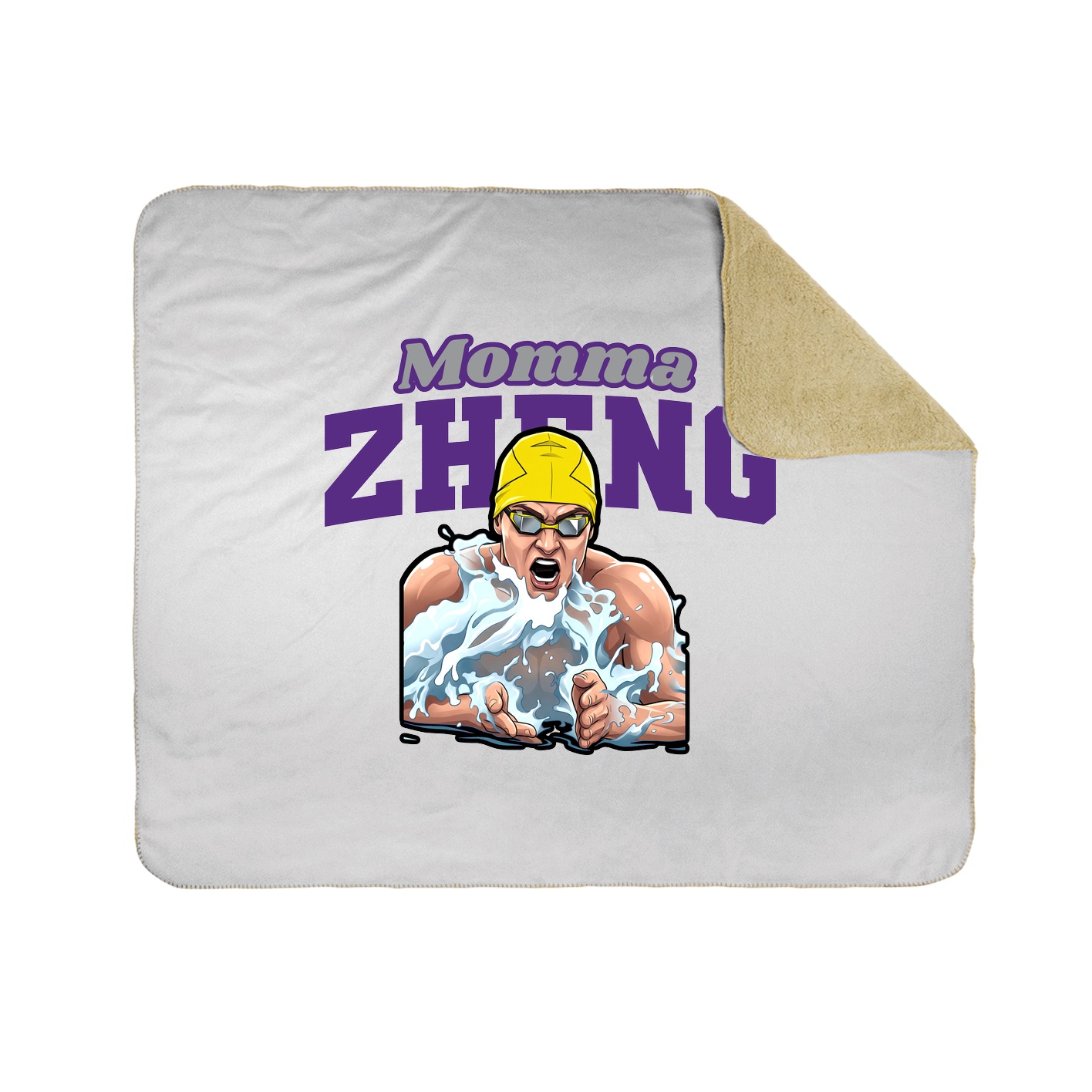 50x60 Sherpa Lined Throw Blanket