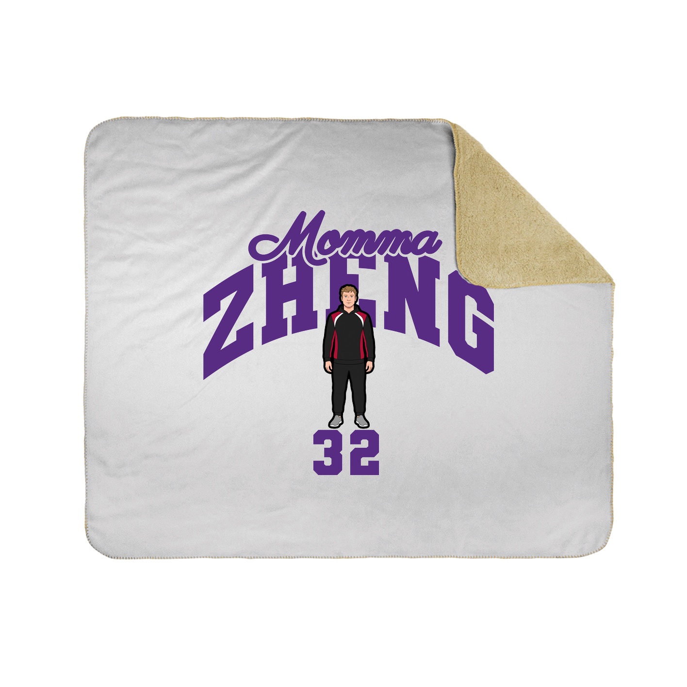 50x60 Sherpa Lined Throw Blanket