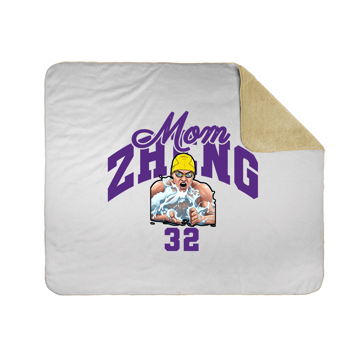 50x60 Sherpa Lined Throw Blanket