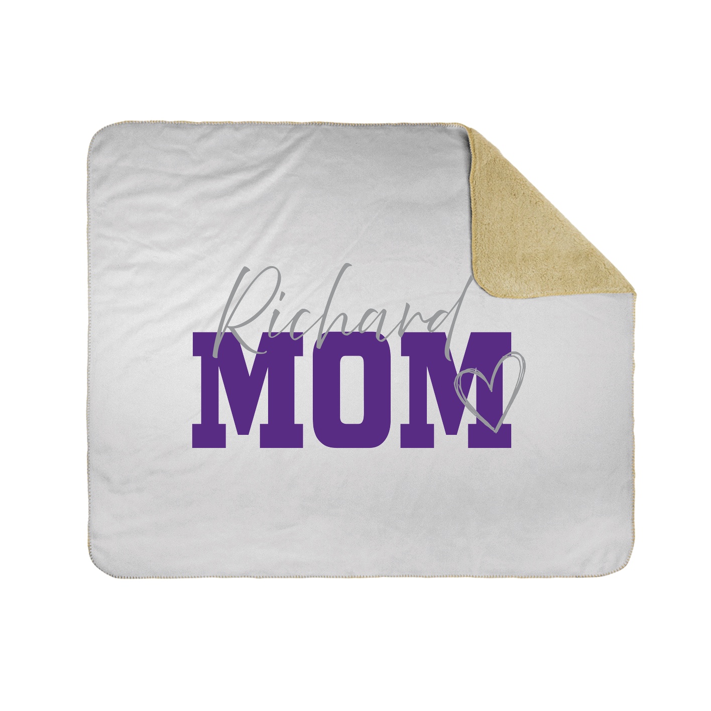 50x60 Sherpa Lined Throw Blanket