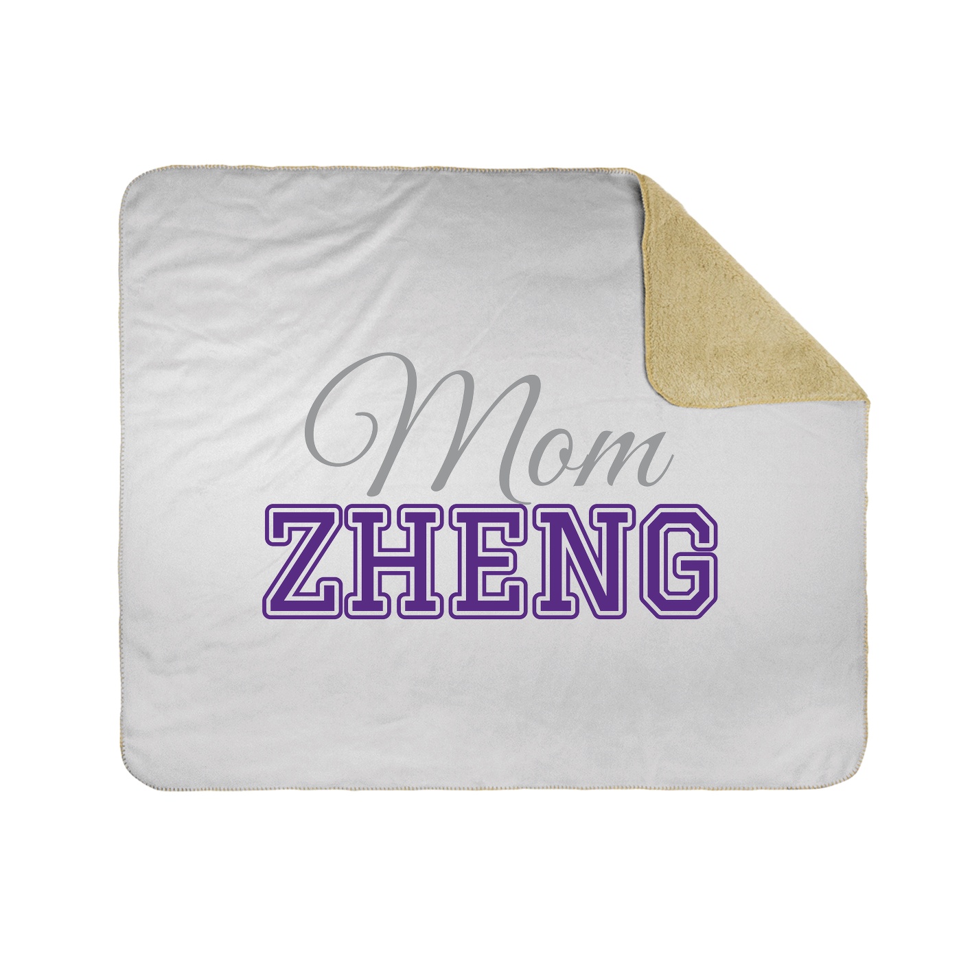 50x60 Sherpa Lined Throw Blanket