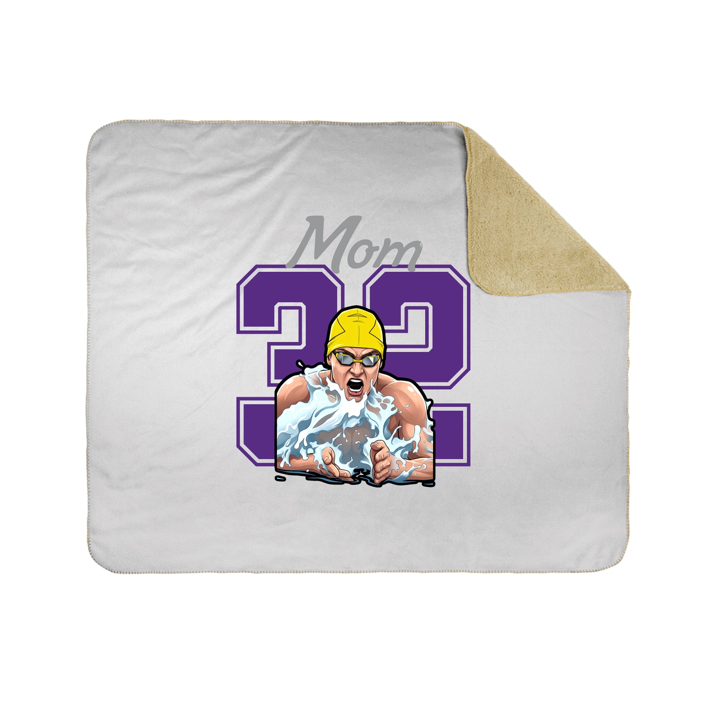 50x60 Sherpa Lined Throw Blanket