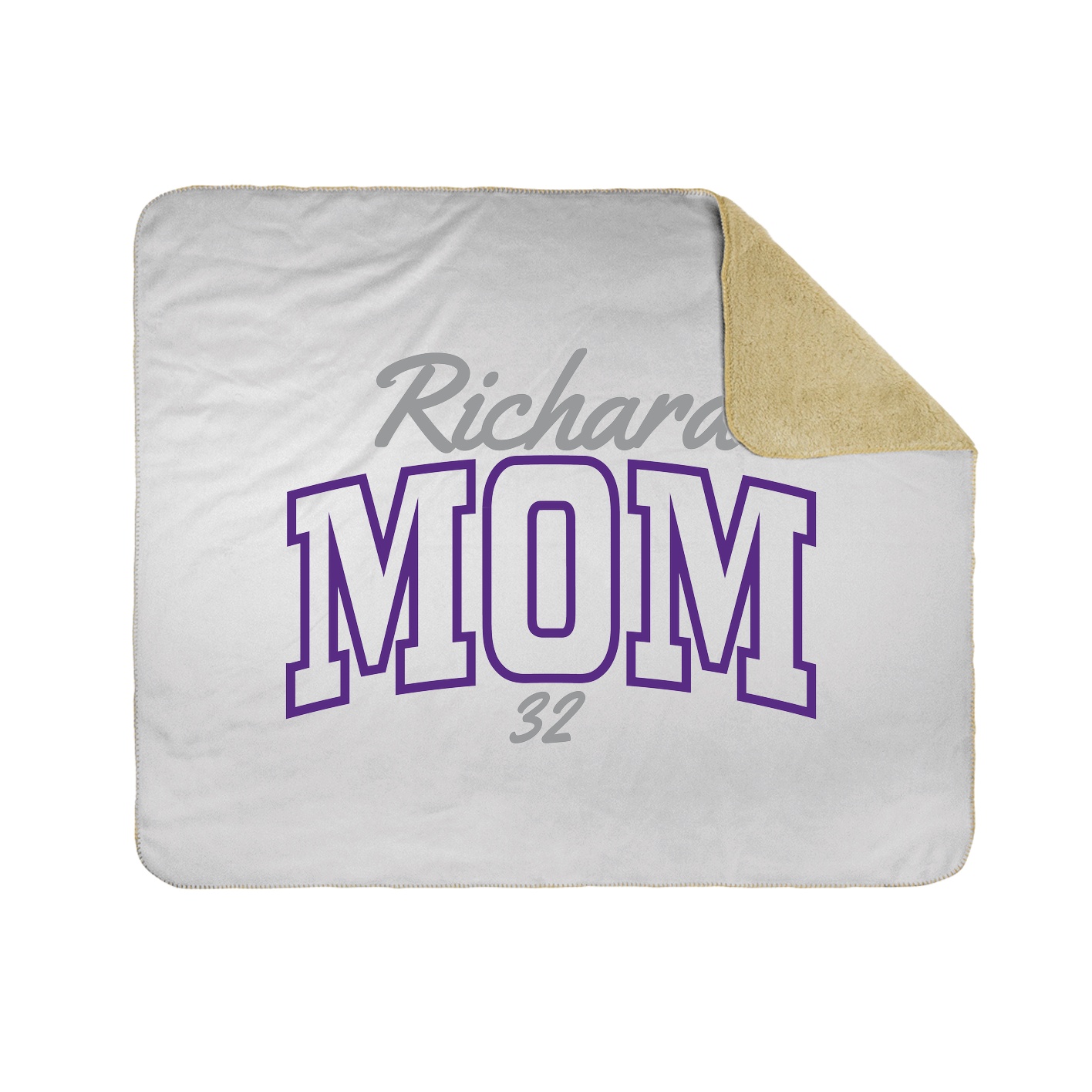 50x60 Sherpa Lined Throw Blanket