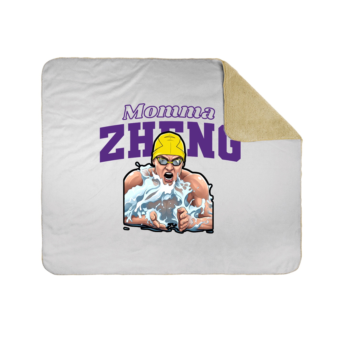 50x60 Sherpa Lined Throw Blanket