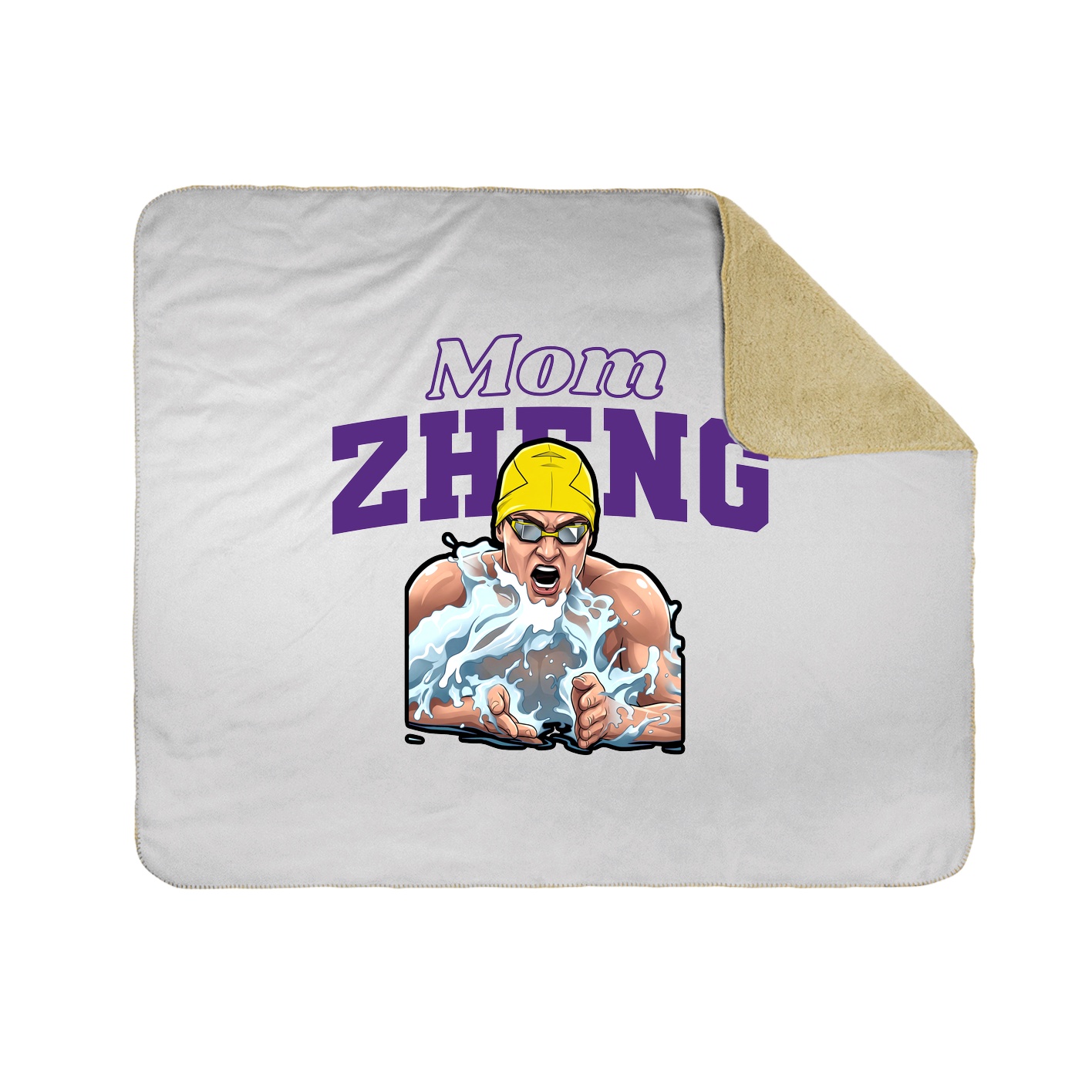 50x60 Sherpa Lined Throw Blanket