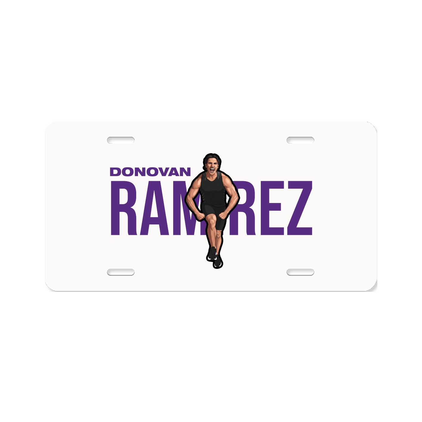 License Plate — Player Name in Classic