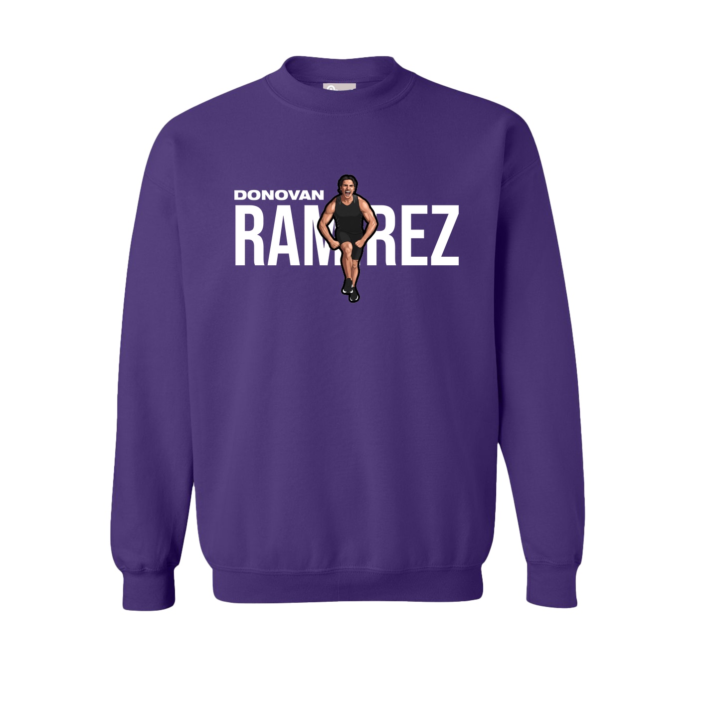 Fleece Crew — Player Name in Purple