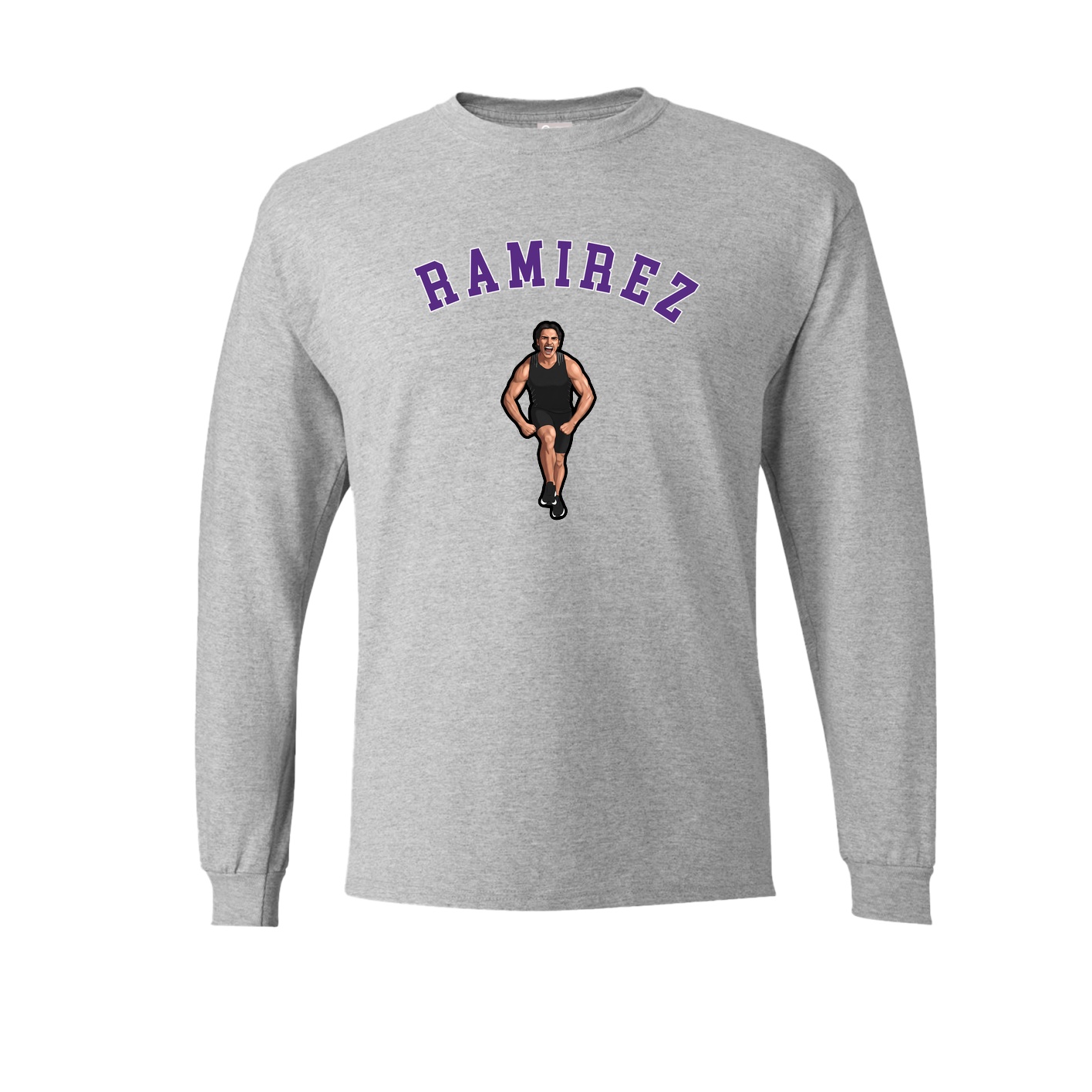 Long Sleeve Tee — Shirsey Arch in Grey